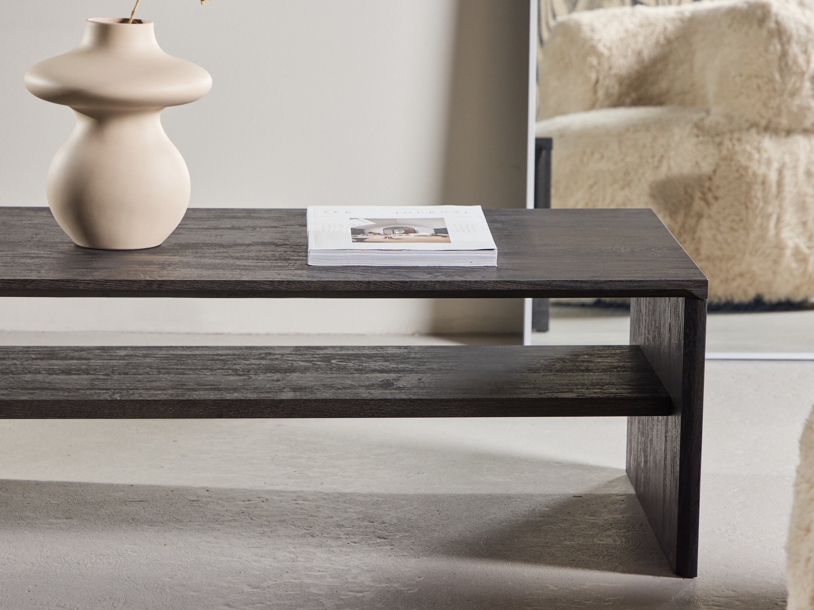 Žurnālu galdiņš Dallas 4921 (Melns)