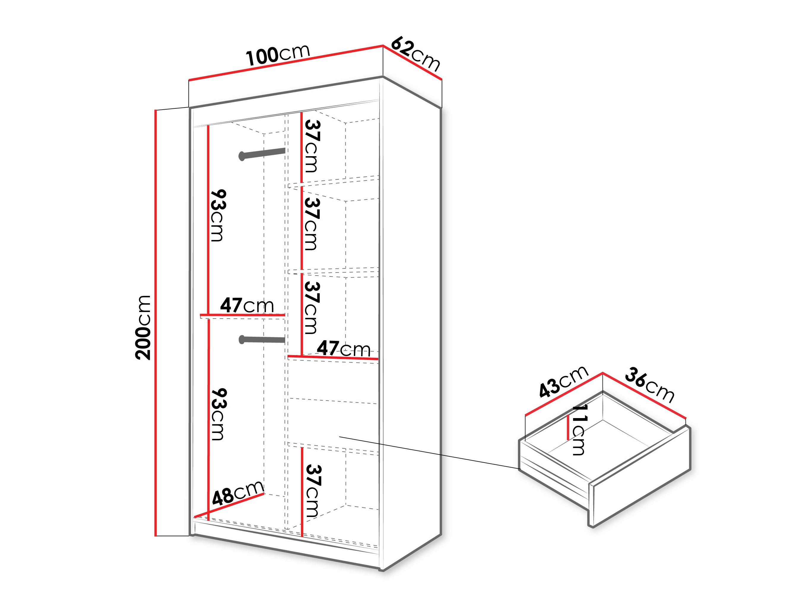 Шкаф Hartford 578 (Кашемир)