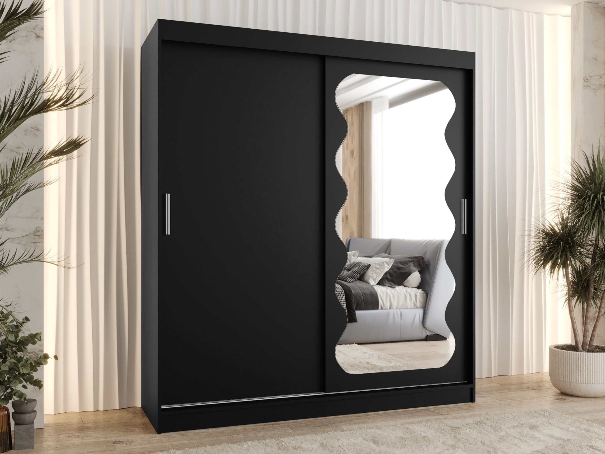 Skapis Hartford 578 (Melns)