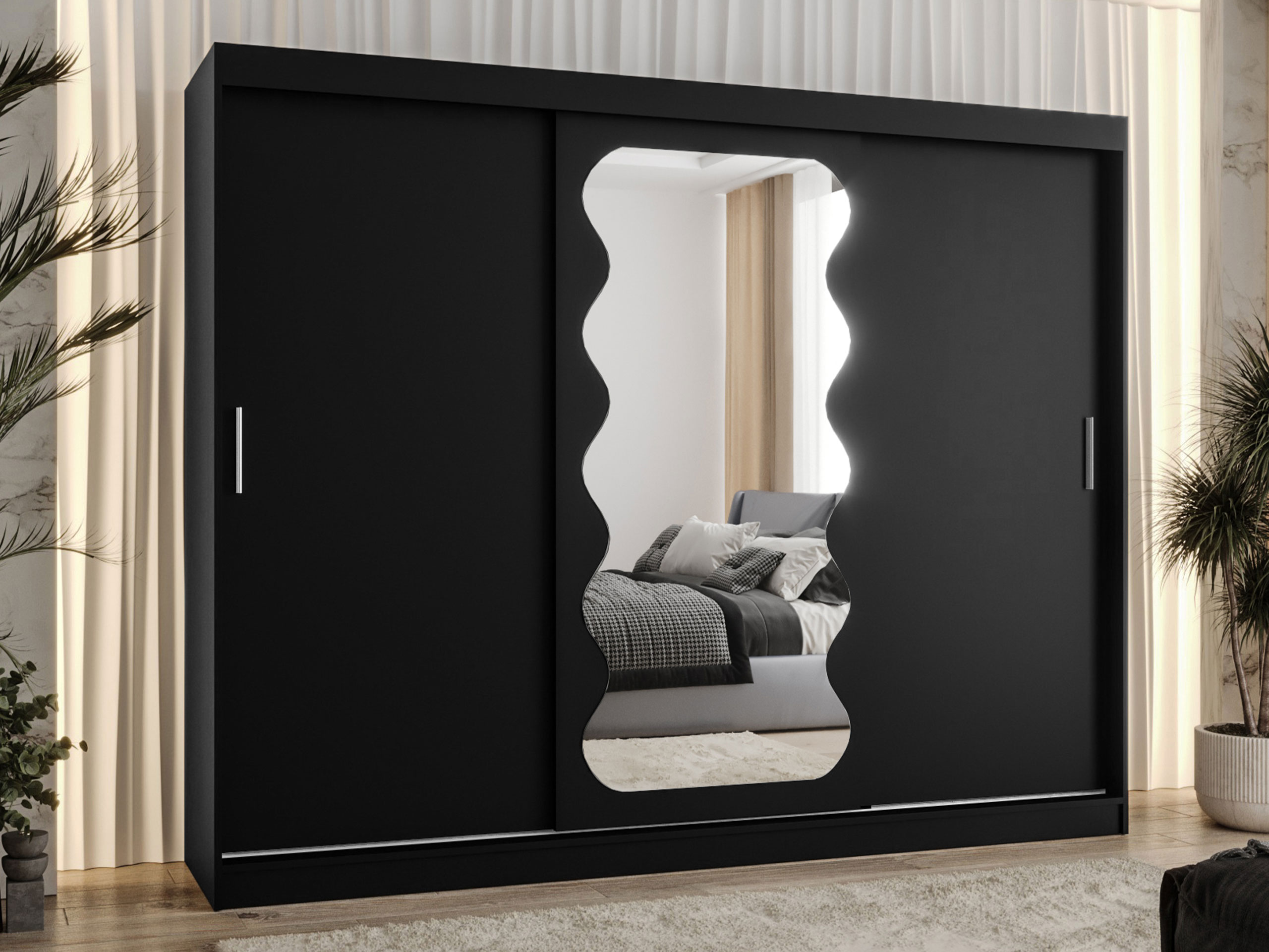 Skapis Hartford 578 (Melns)