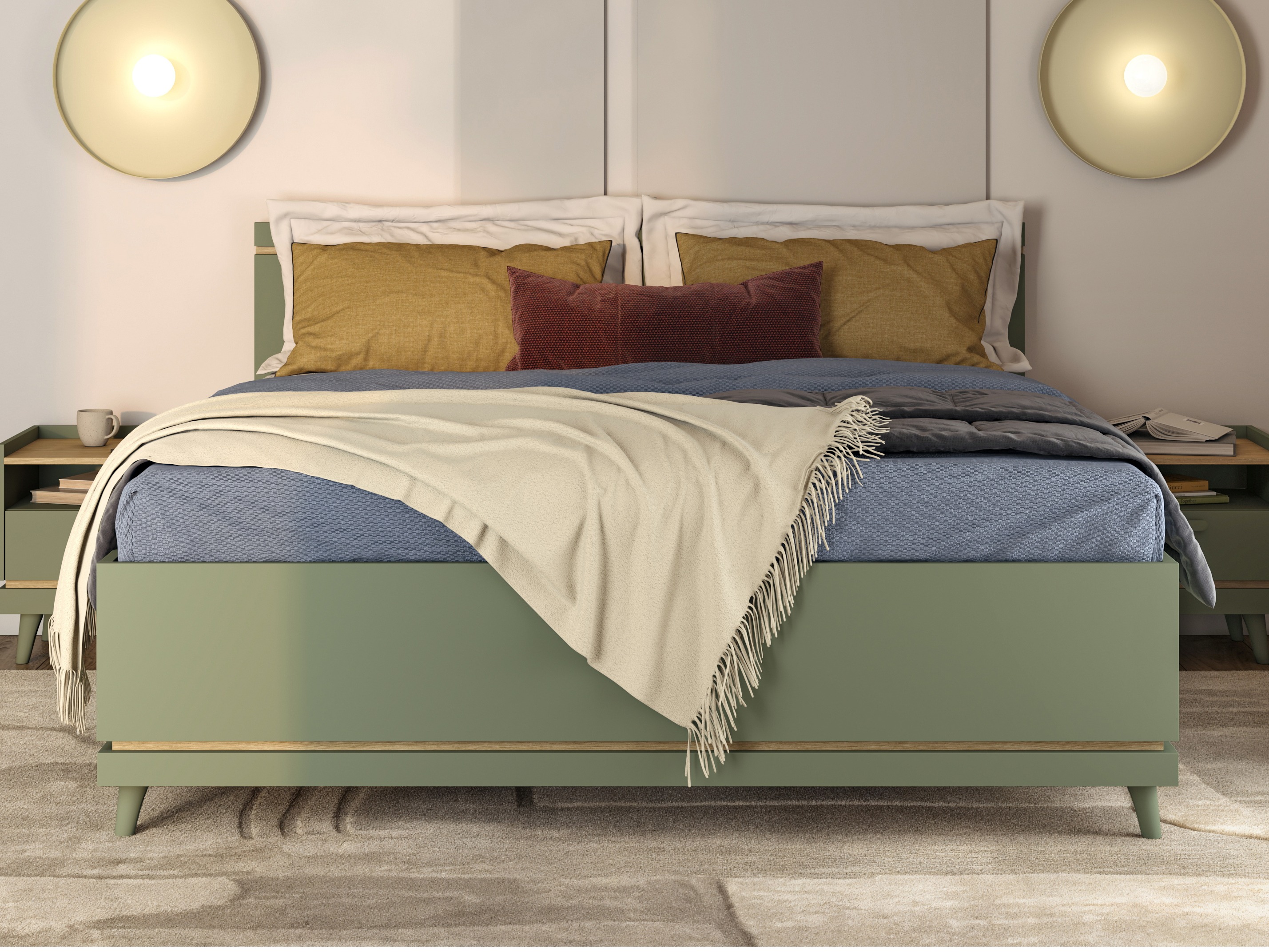 Gulta Fertalu 107 (Zaļš + Ozols)