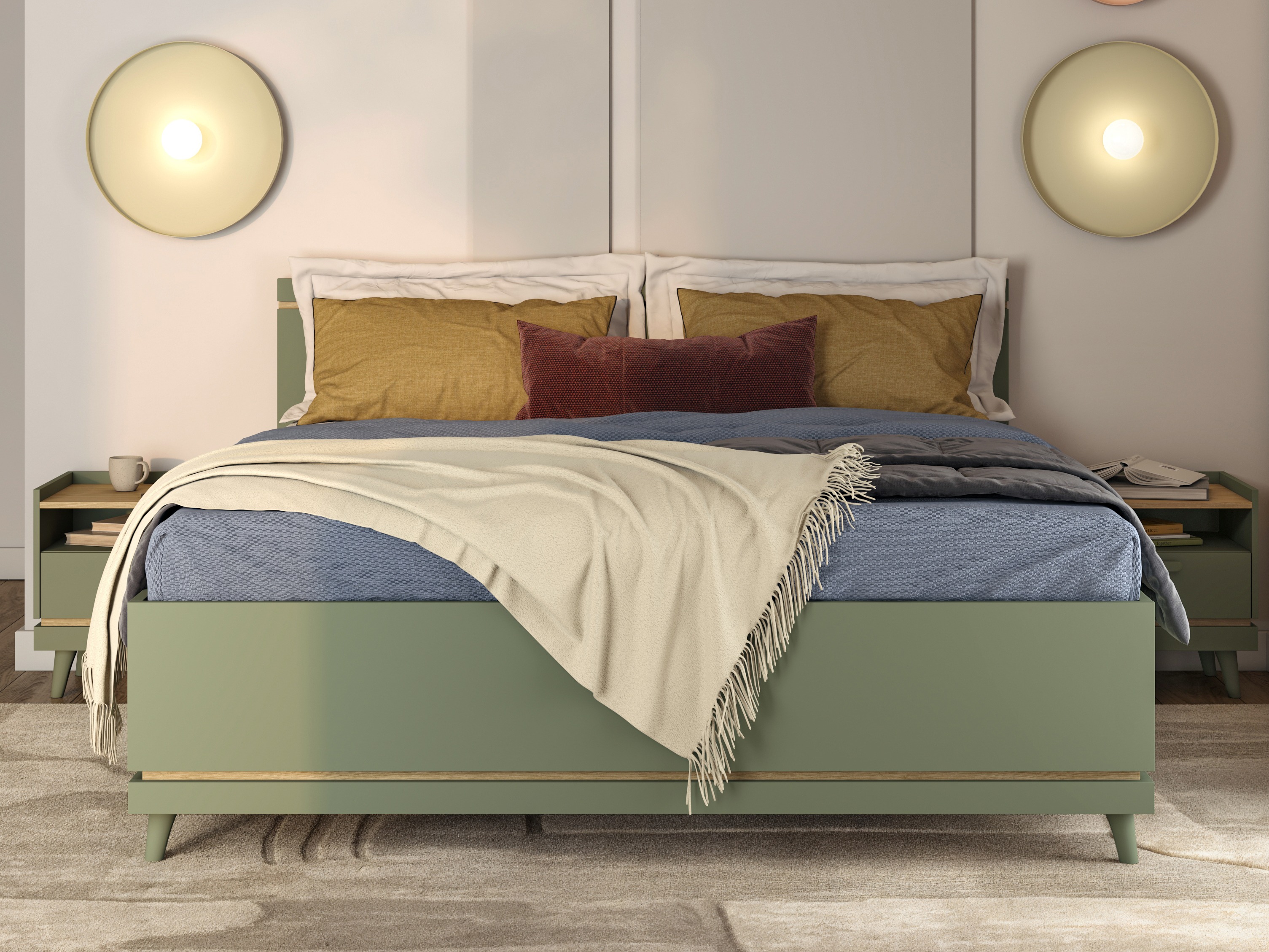 Gulta Fertalu 107 (Zaļš + Ozols)