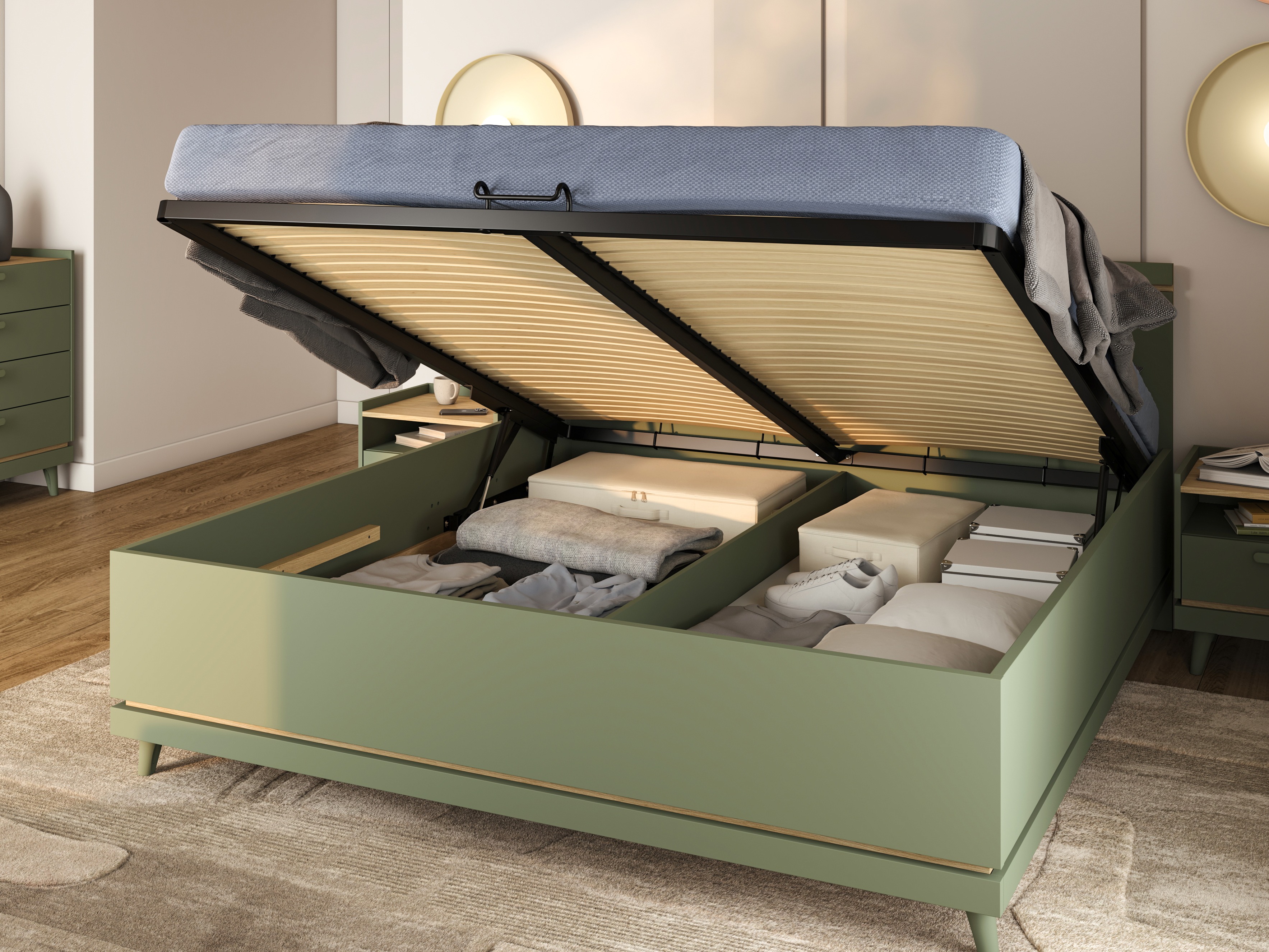 Gulta Fertalu 107 (Zaļš + Ozols)