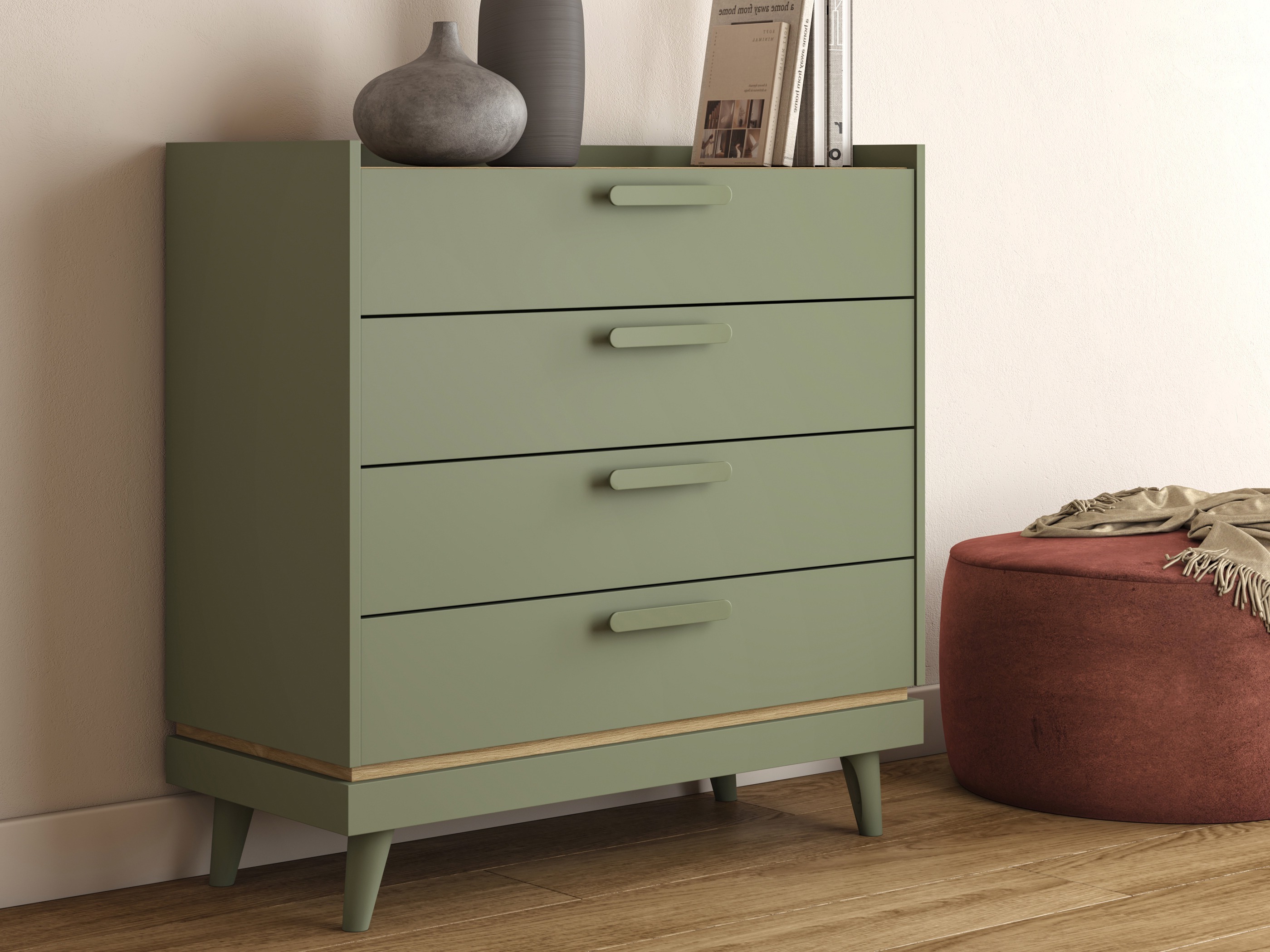 Kumode Fertalu 104 (Zaļš + Ozols)