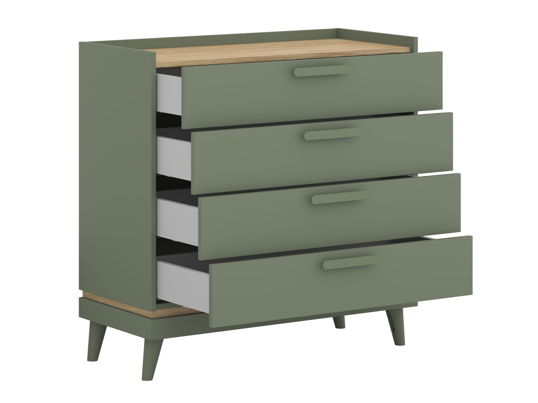 Kumode Fertalu 104 (Zaļš + Ozols)