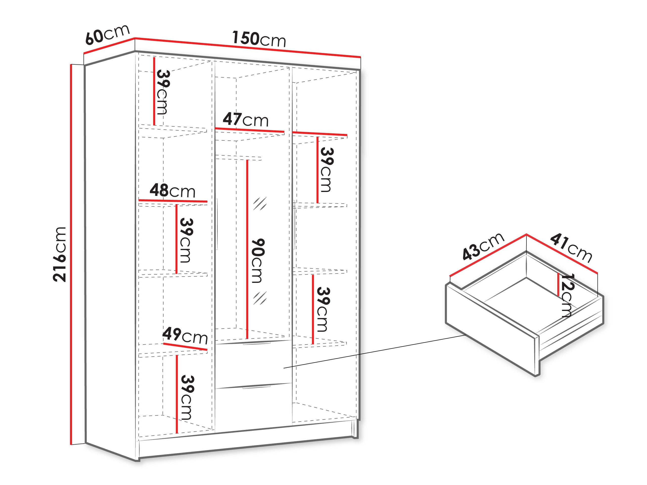 Шкаф Closico 199 (Кашемир)