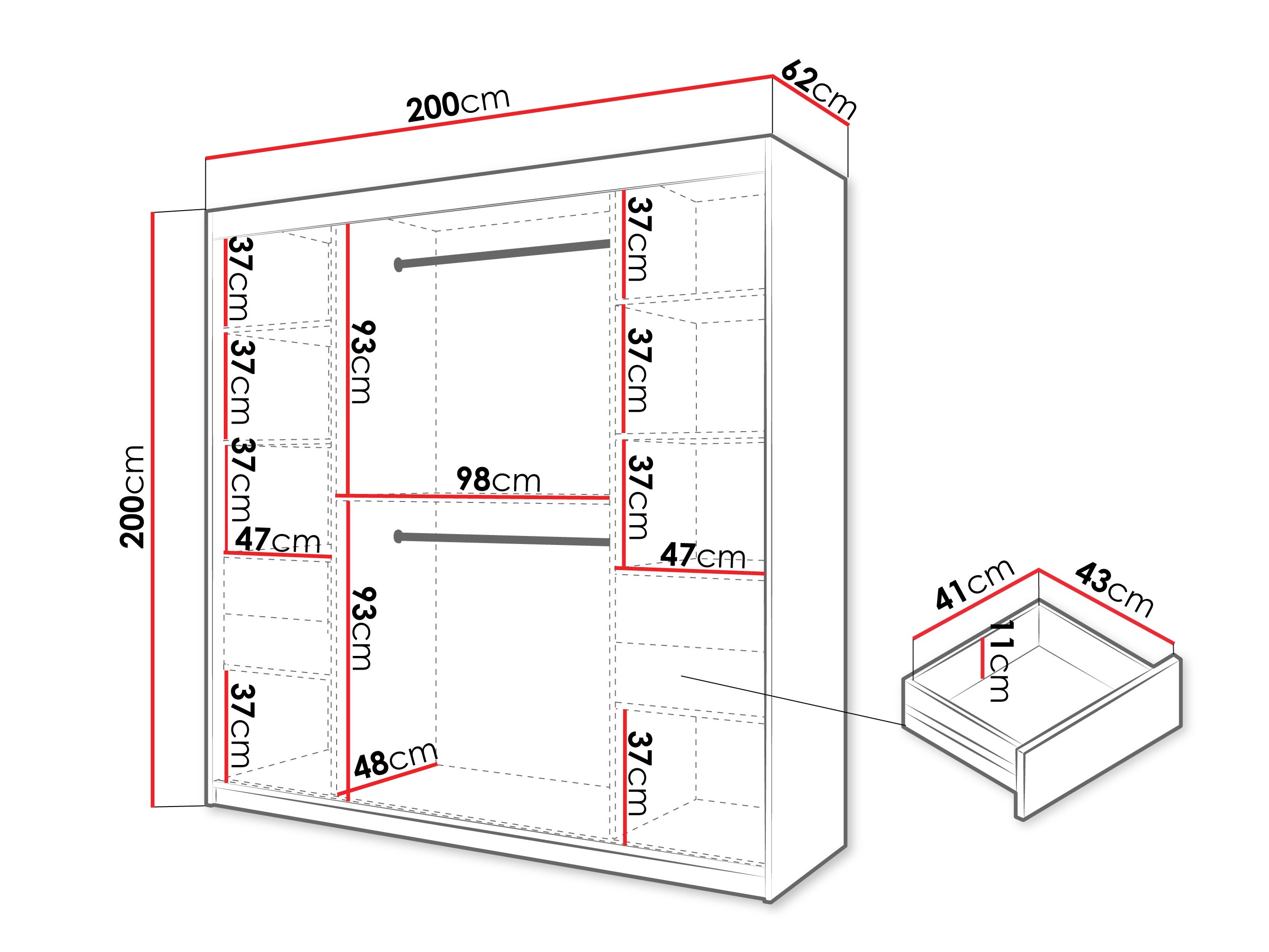 Шкаф Hartford 578 (Artisan дуб)