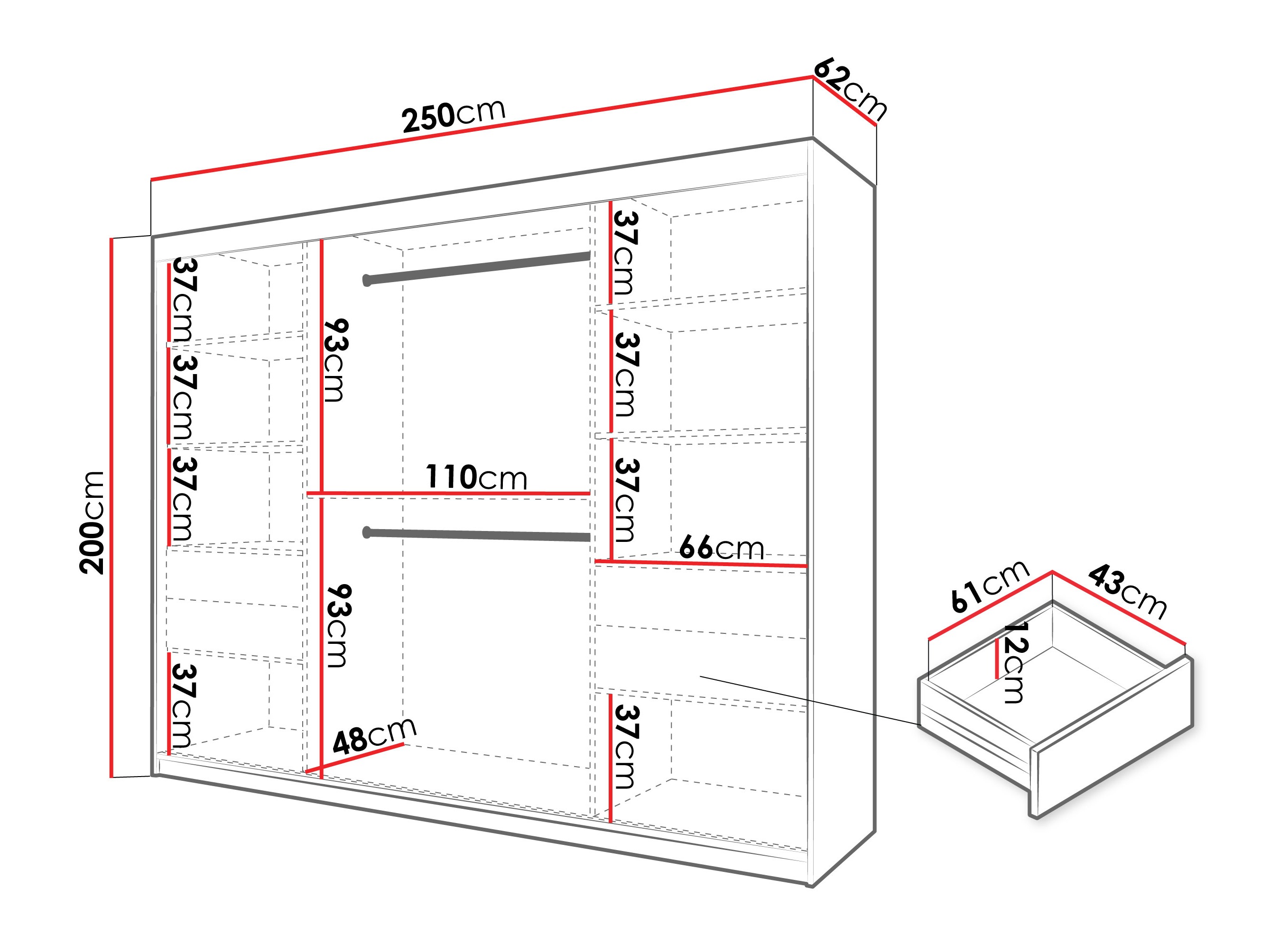Шкаф Hartford 578 (Artisan дуб)