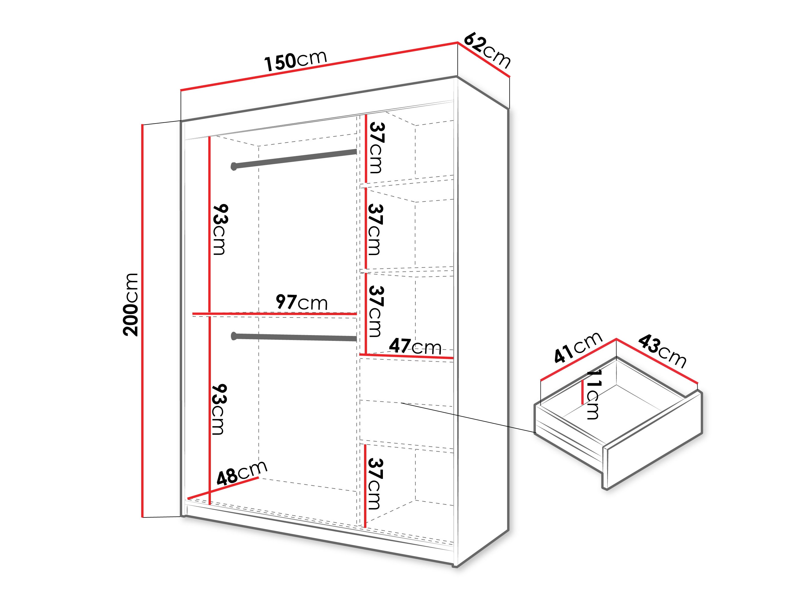 Шкаф Hartford 578 (Белый)