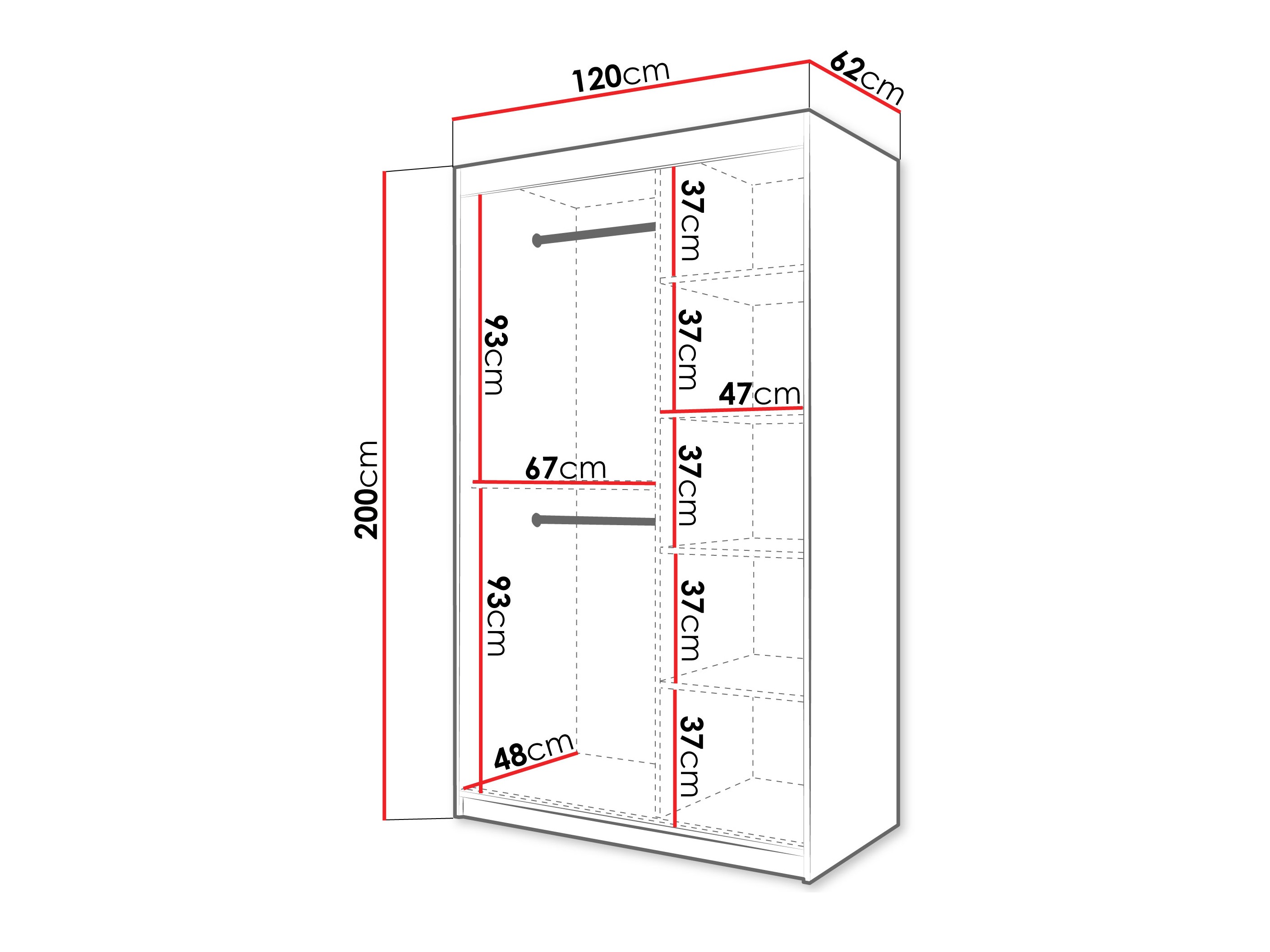 Шкаф Hartford 578 (Сонома Дуб)
