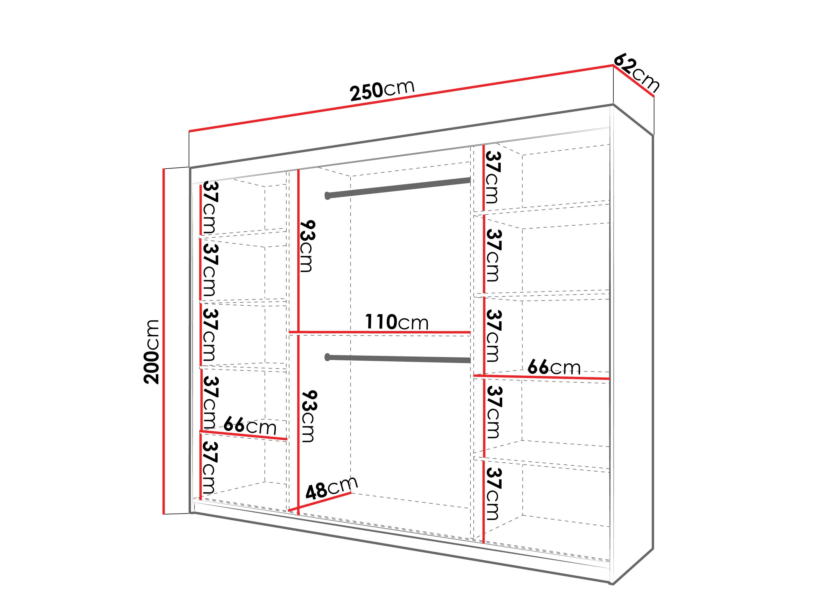 Шкаф Hartford 578 (Сонома Дуб)