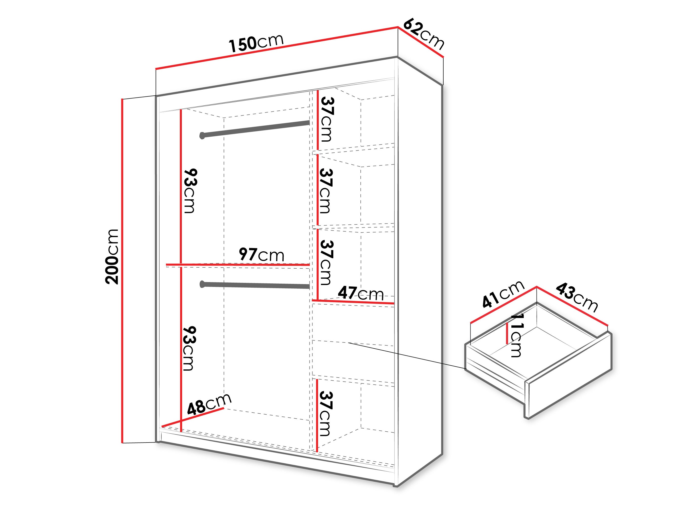 Skapis Hartford 578 (Artisan ozols)
