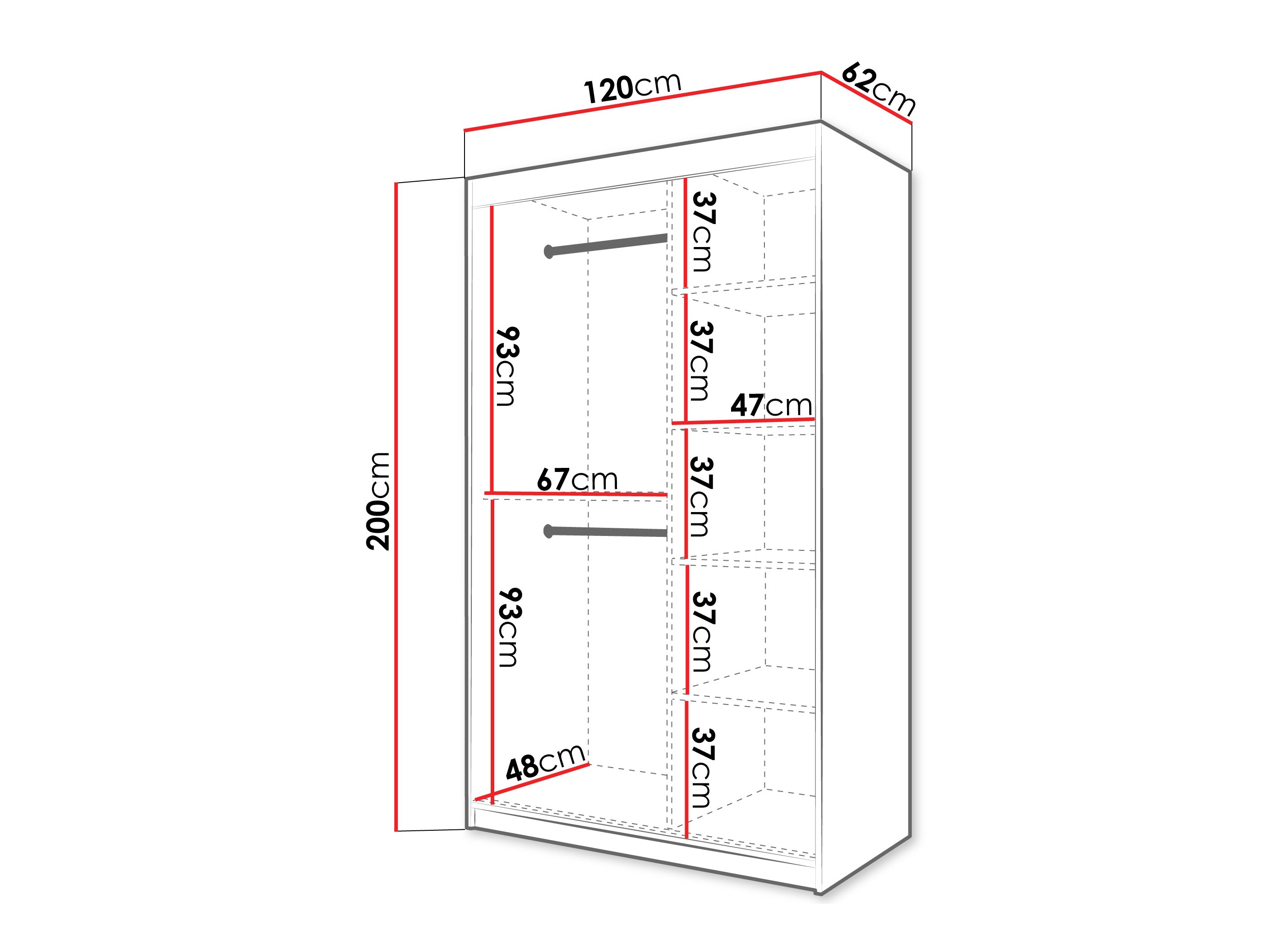 Skapis Hartford 578 (Balts)