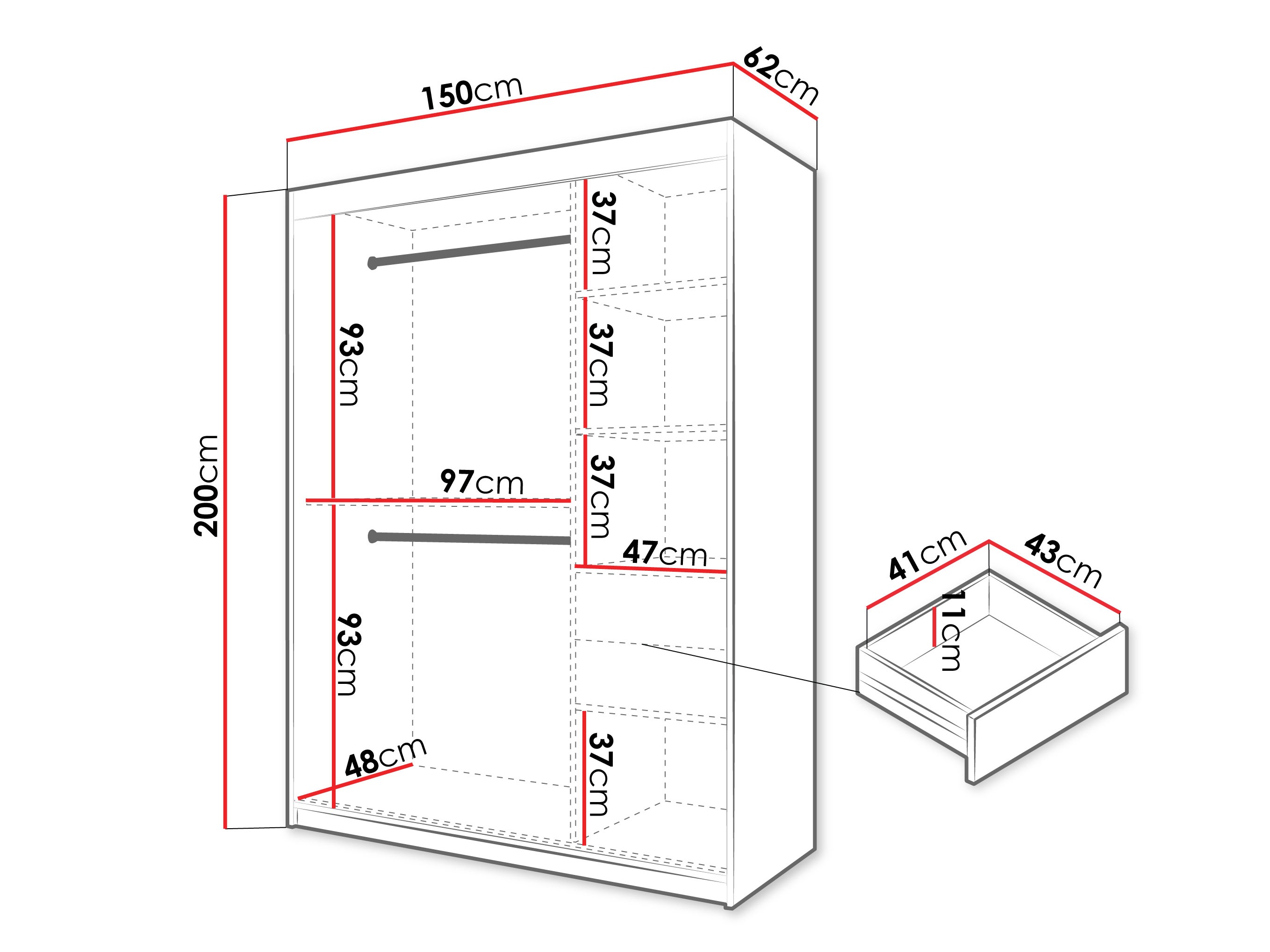 Skapis Hartford 578 (Kašmirs)