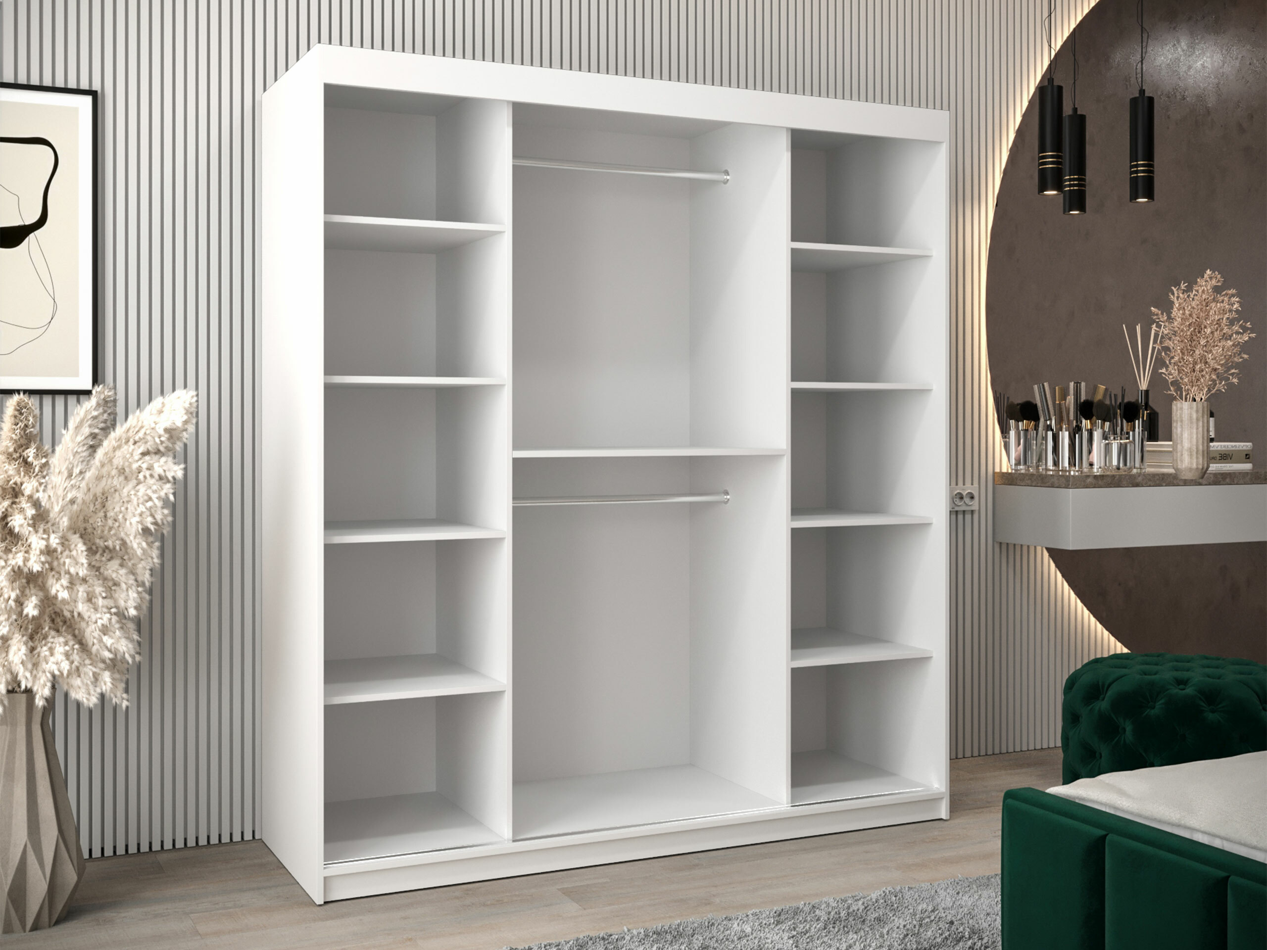 Skapis Hartford 578 (Melns)