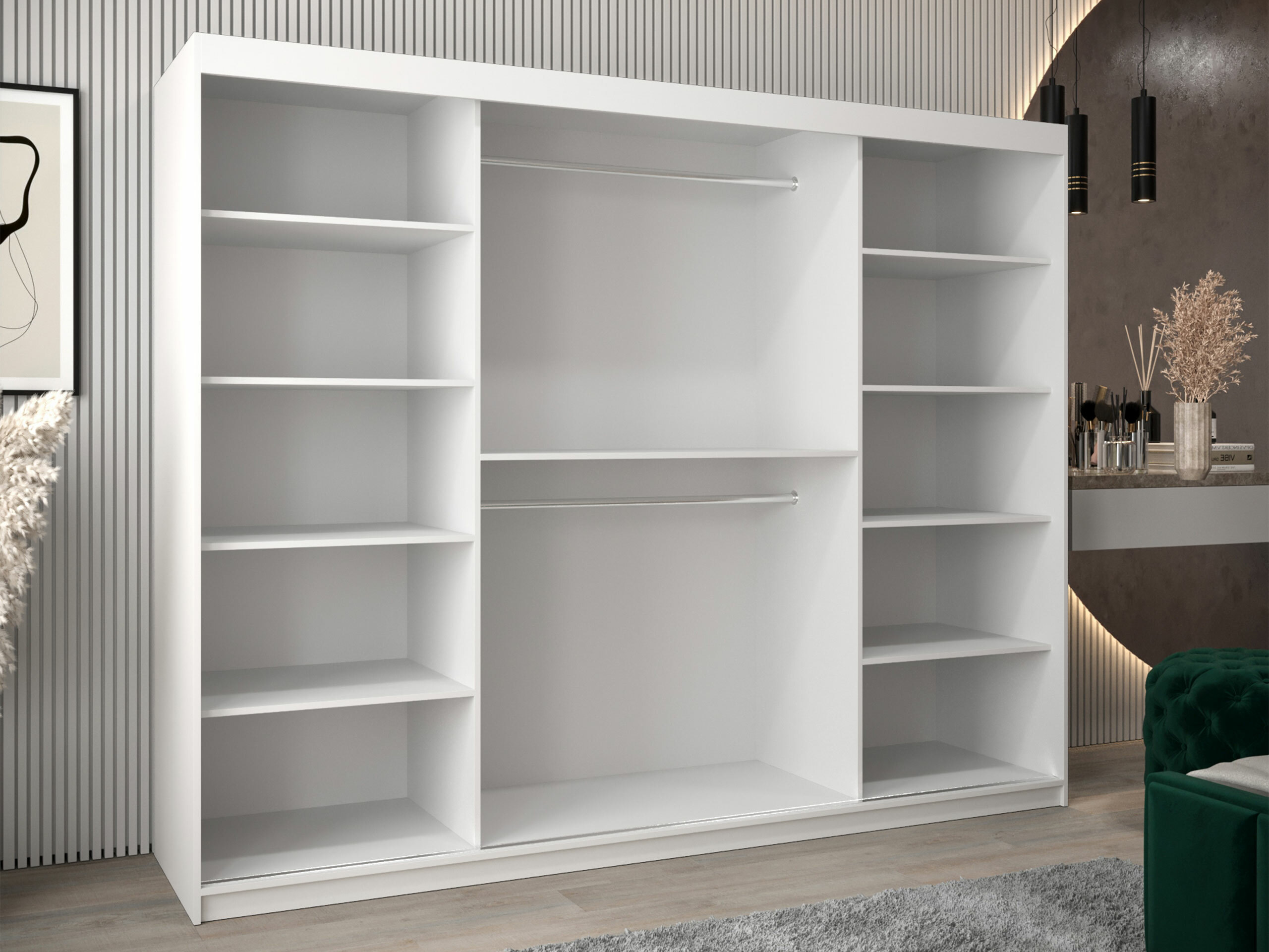 Skapis Hartford 578 (Melns)