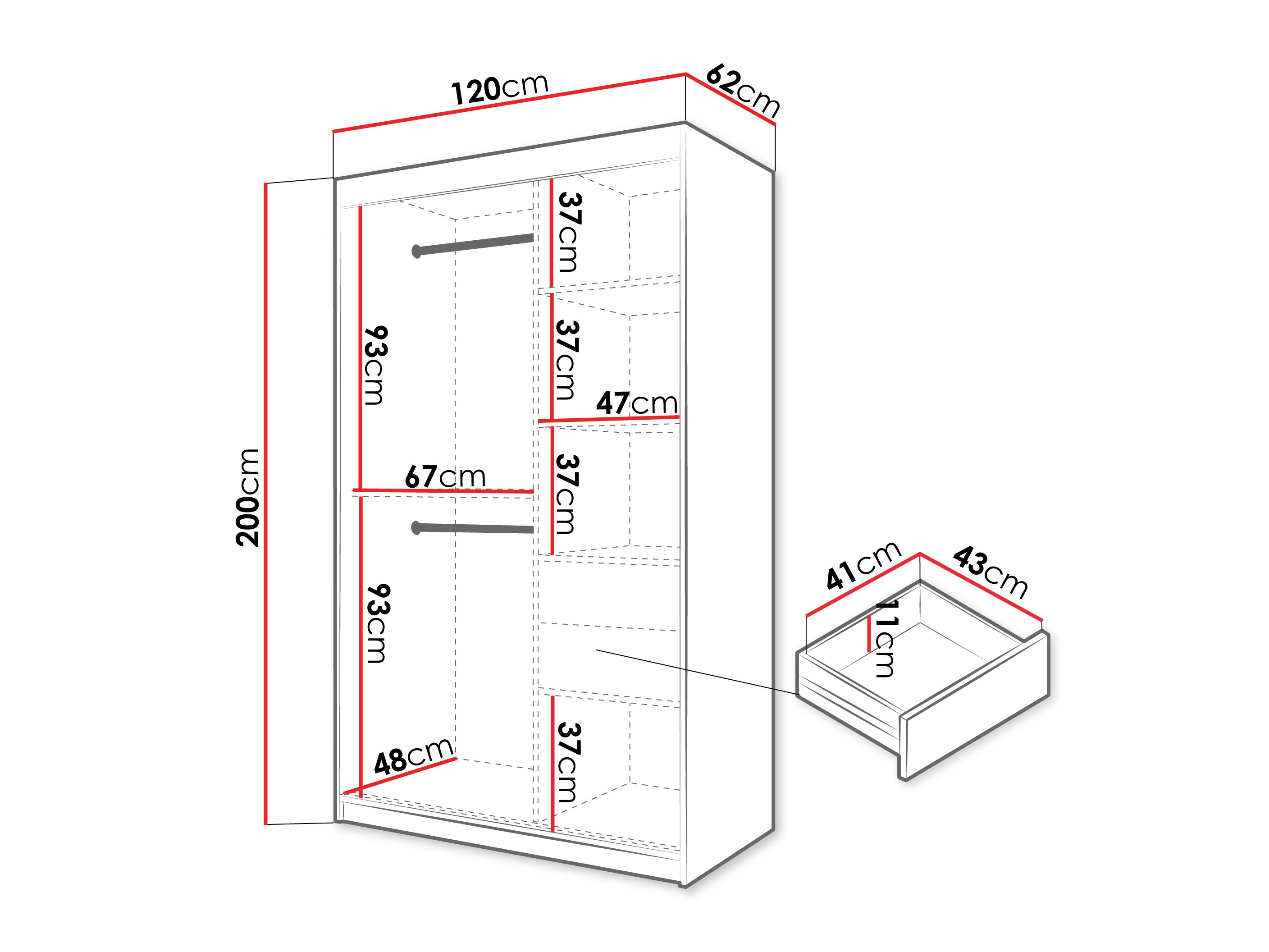Skapis Hartford 578 (Sonomas ozols)