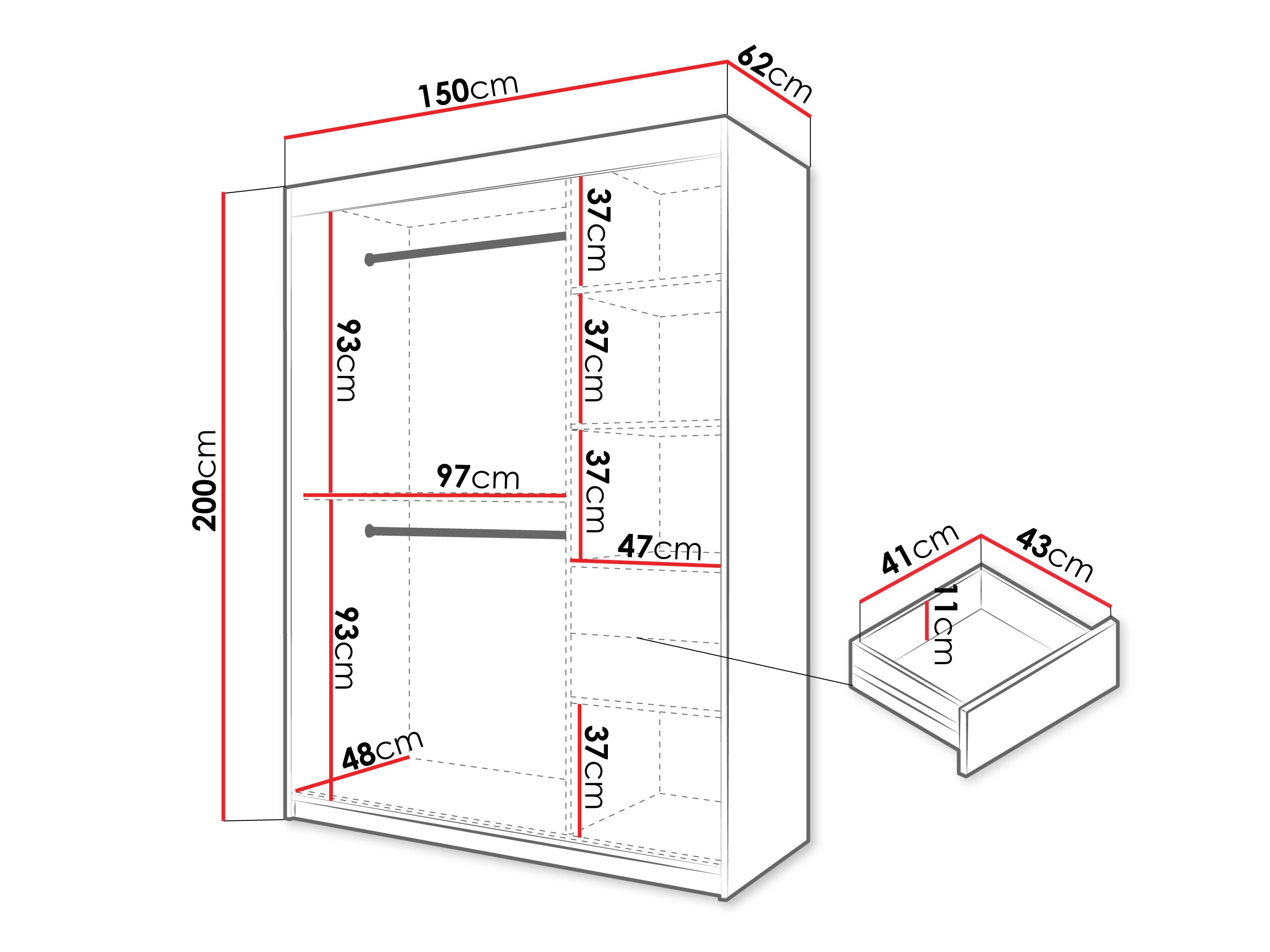 Skapis Hartford 578 (Sonomas ozols)