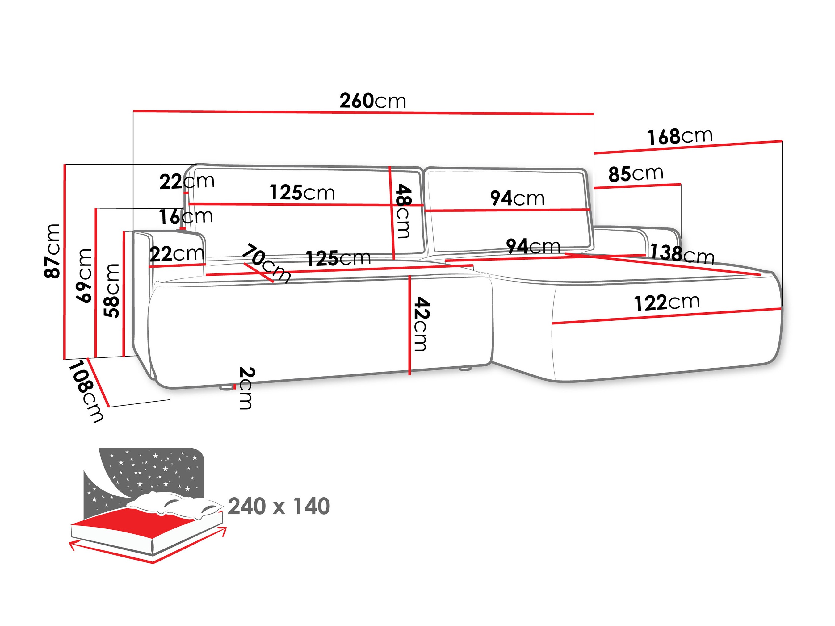 Stūra dīvāns Bountiful 102 (Velo 621)