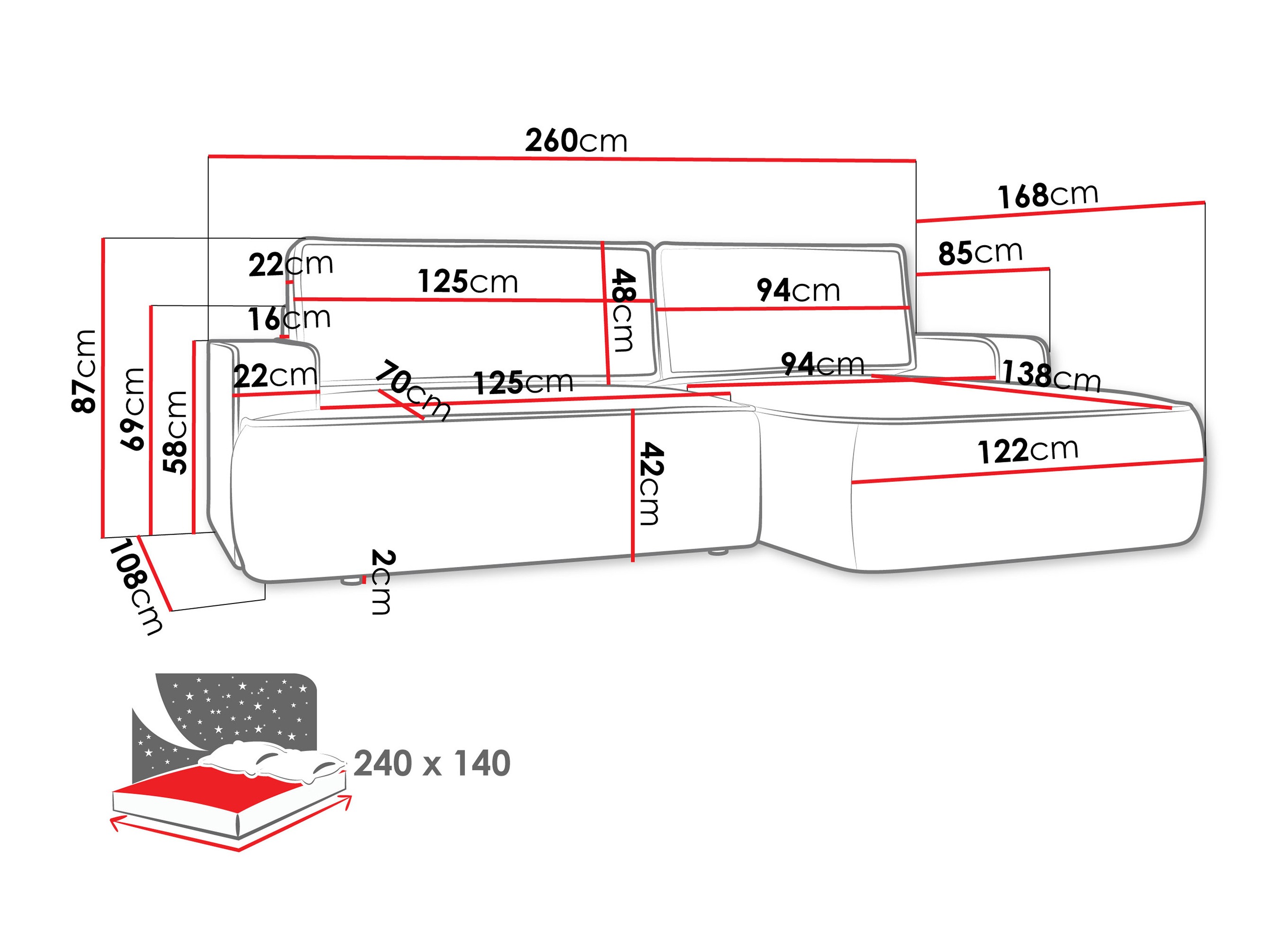 Stūra dīvāns Bountiful 102 (Velo 623)