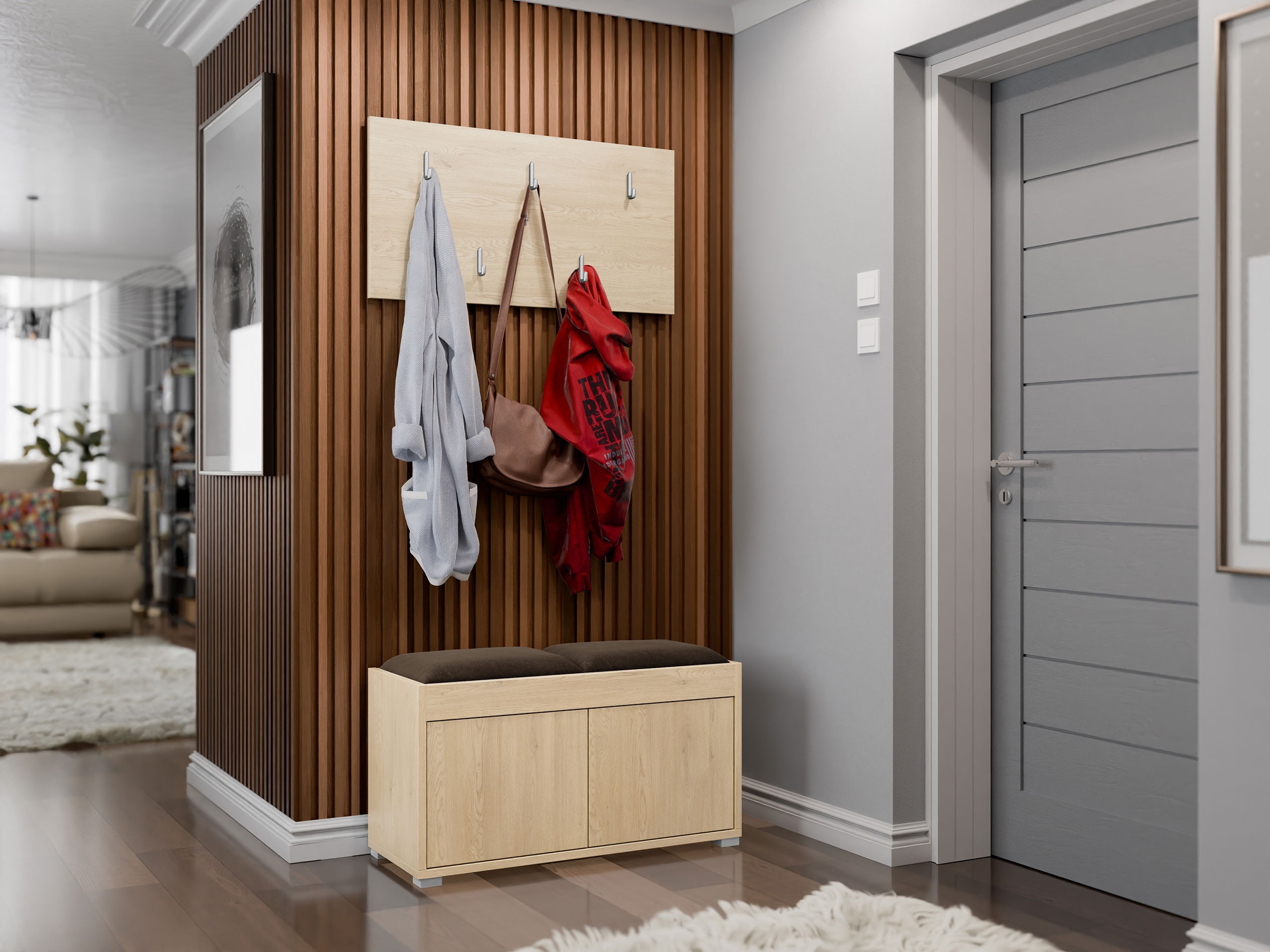 Priekšnama komplekts Comfivo Fersoe 117 (Ozols)