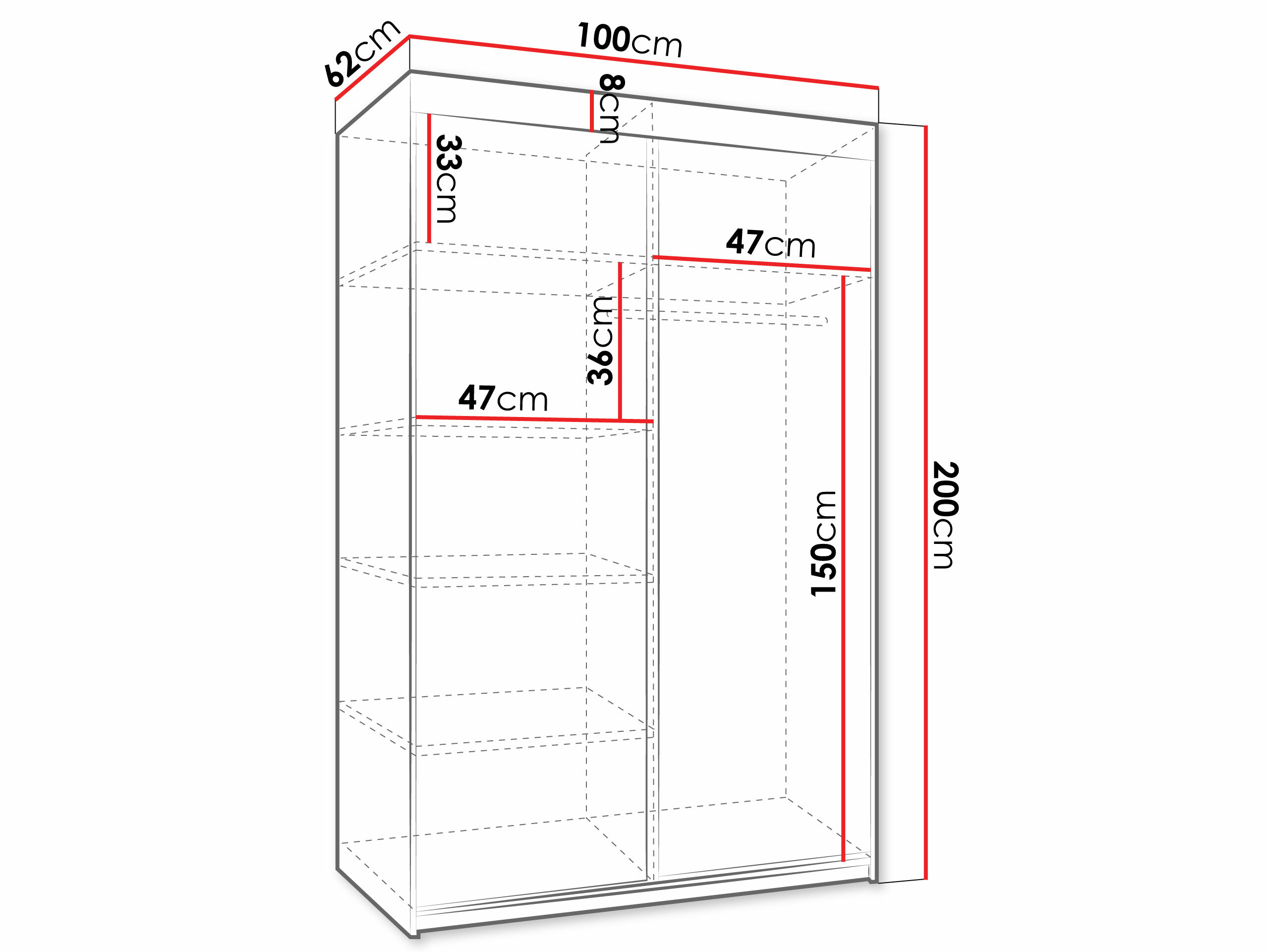 Skapis Dover 103 (Sonomas ozols)