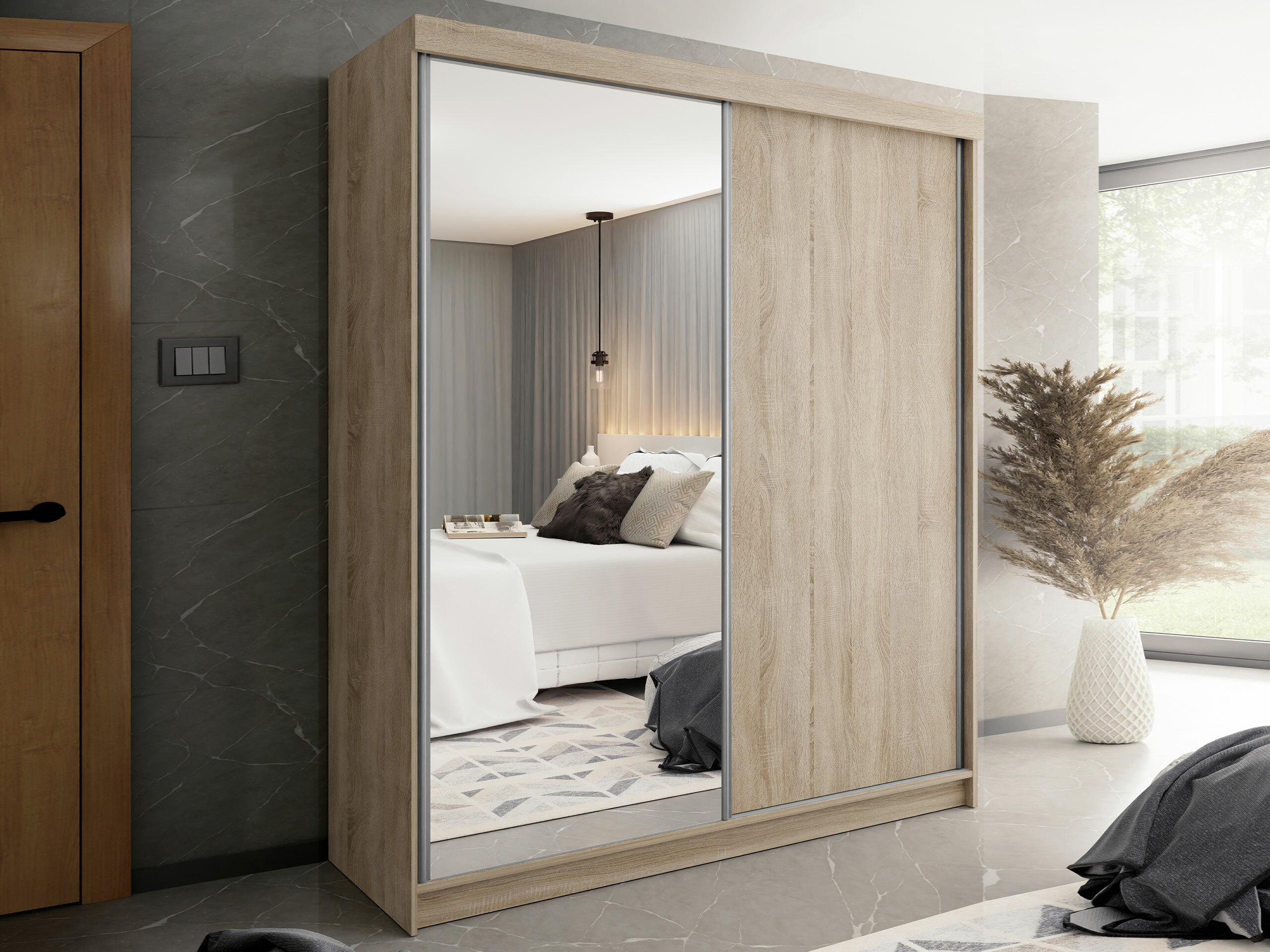 Skapis Dover 107 (Sonomas ozols)