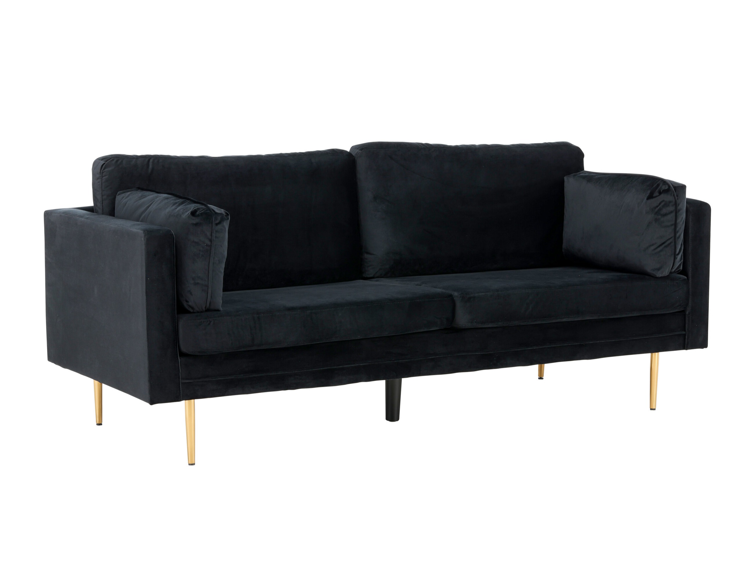 Диван Dallas 101 (Чёрный + Золотой)