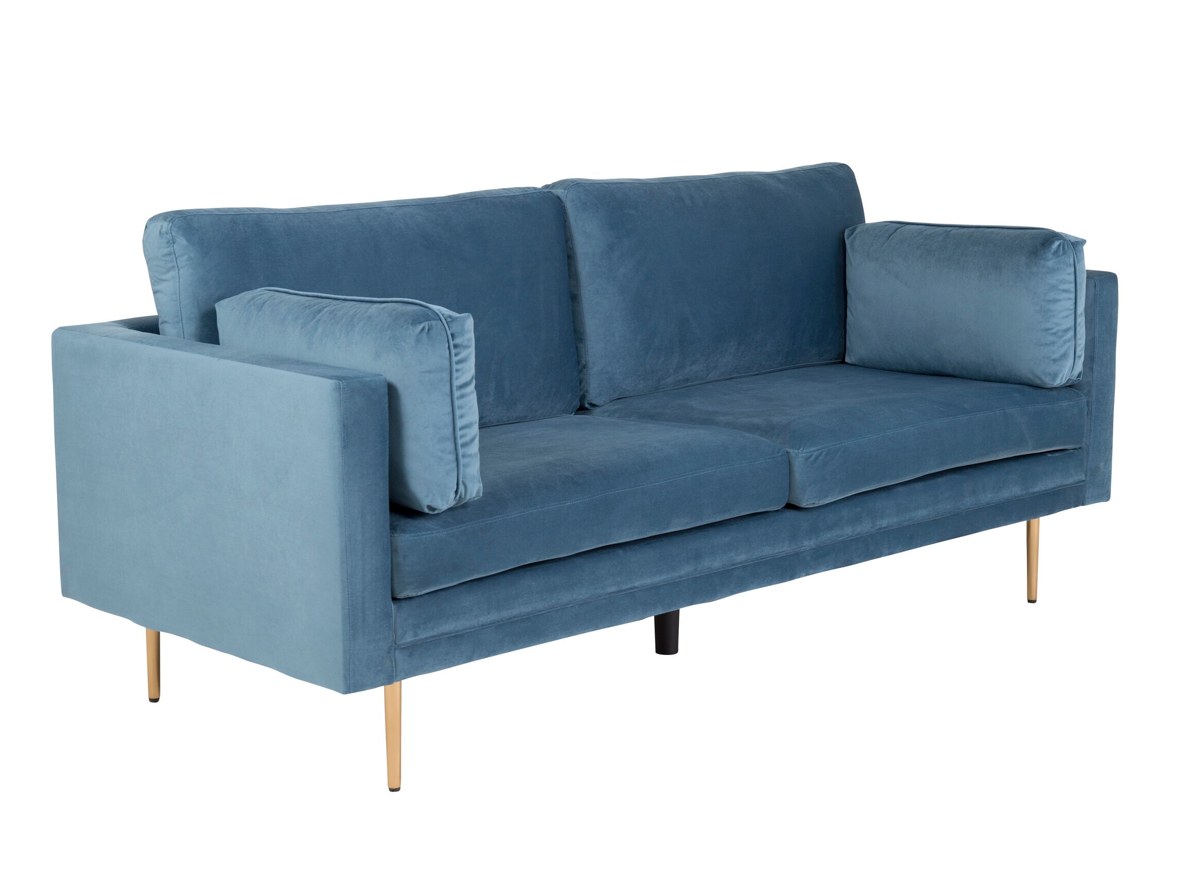 Диван Dallas 101 (Темно-синий + Золотой)