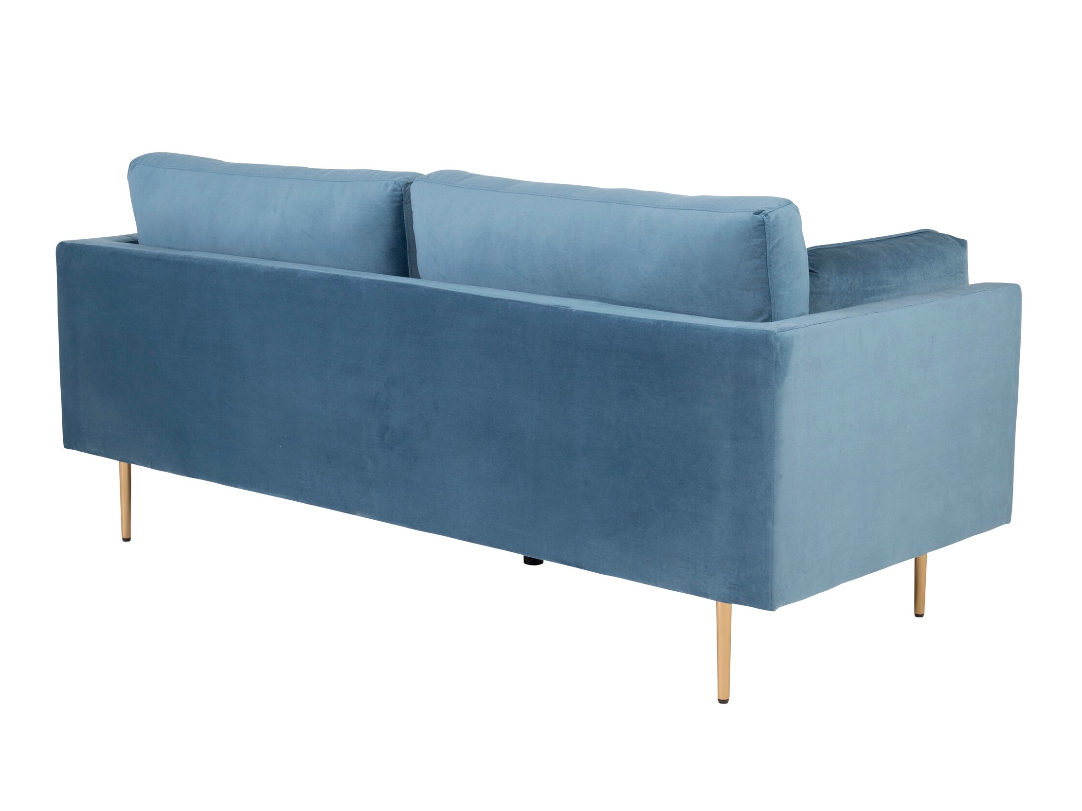 Dīvāns Dallas 101 (Tumši zils + Zelta)