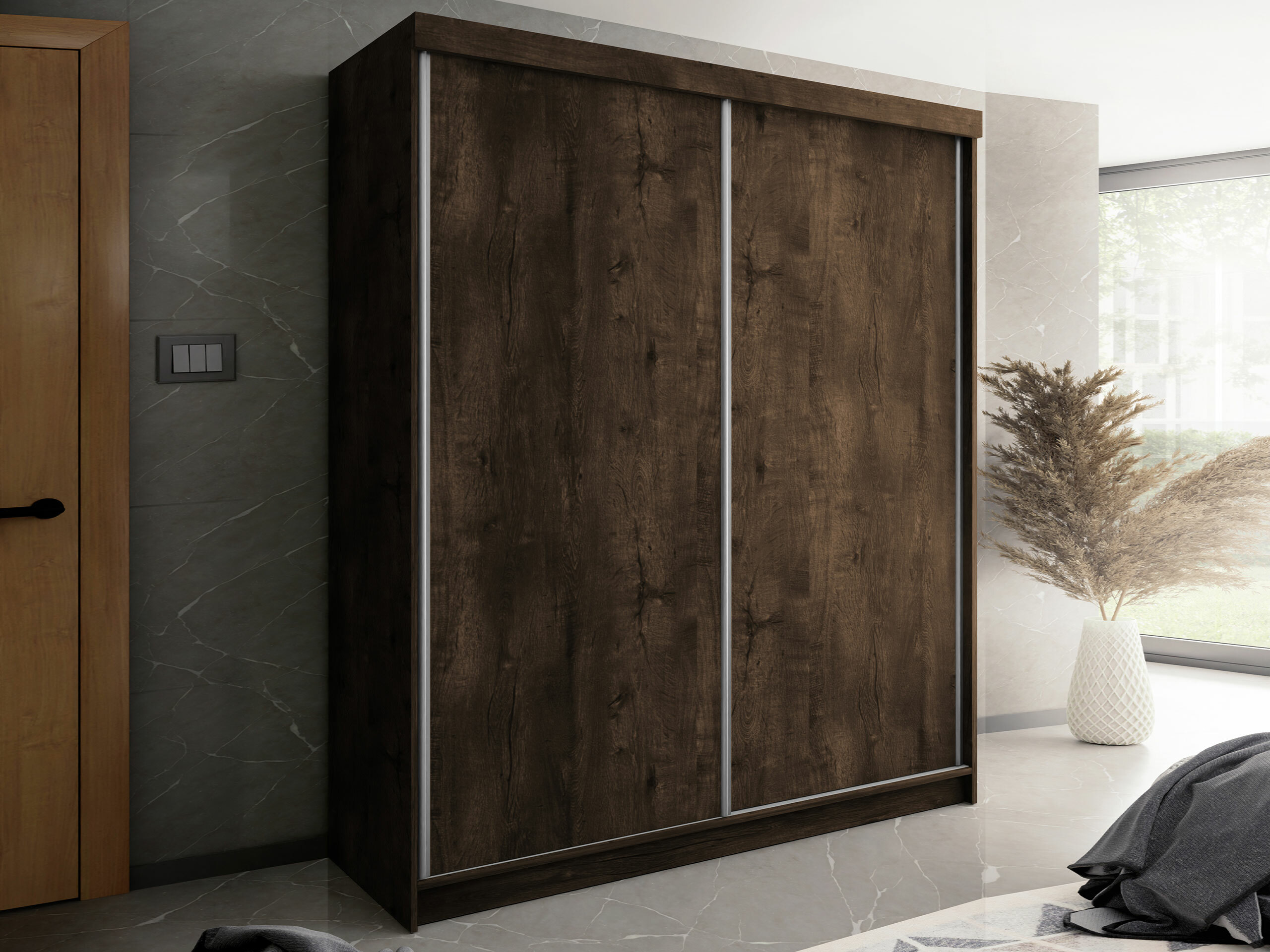 Шкаф Dover 108 (Темный пепел)