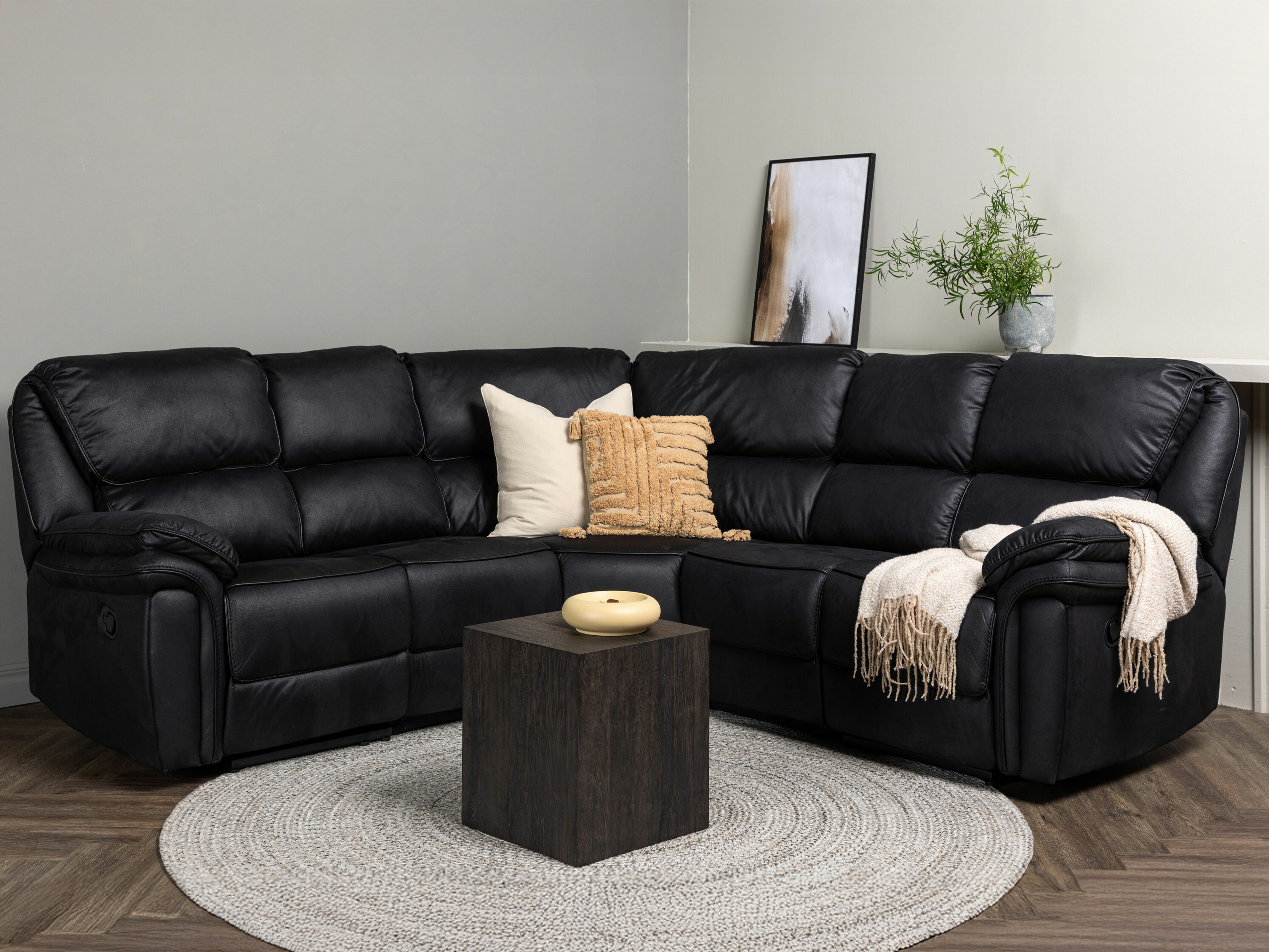 Угловой диван реклайнер Dallas 4201