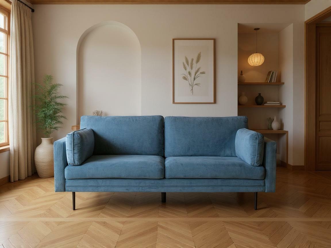 Dīvāns Dallas 101 (Zils + Melns)