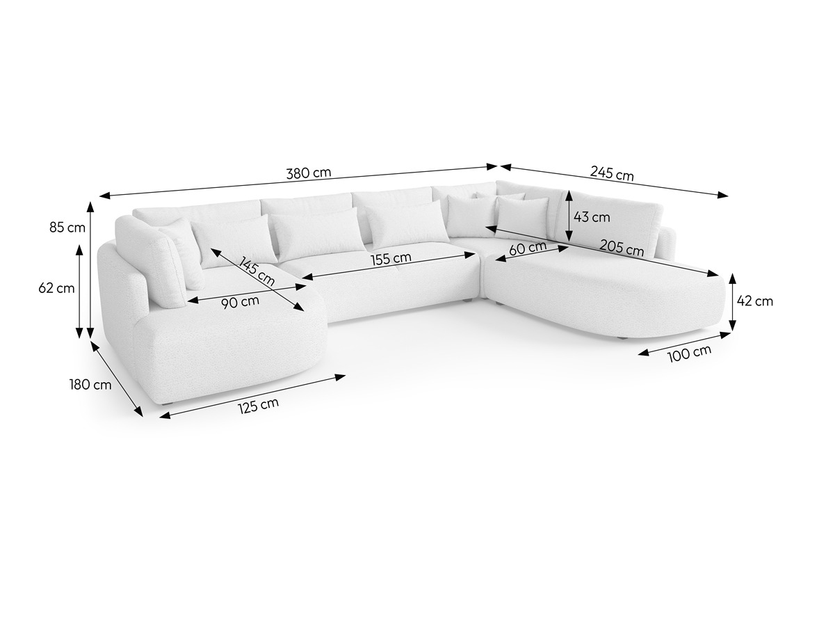 Stūra dīvāns Margate 107 (Tresor 05)