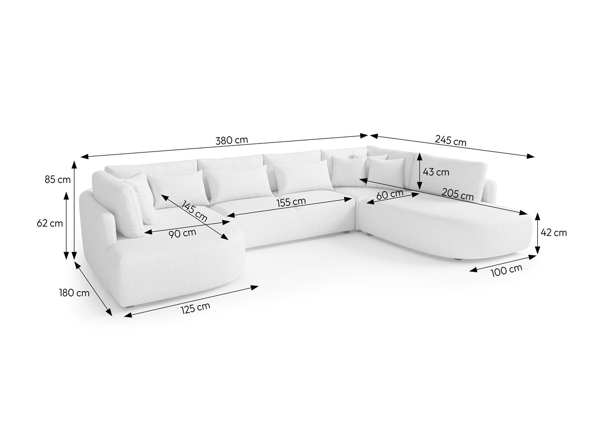 Stūra dīvāns Margate 107 (Tresor 16)