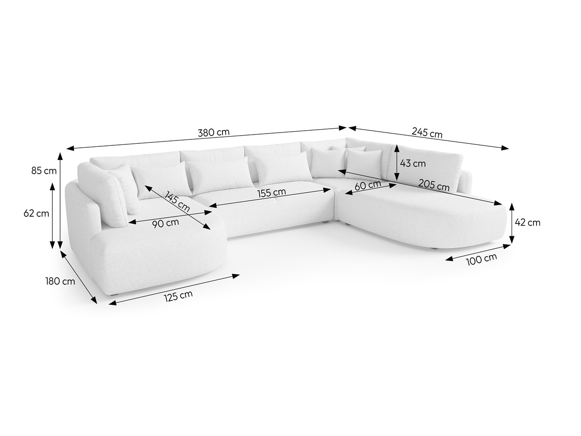 Stūra dīvāns Margate 107 (Tresor 22)