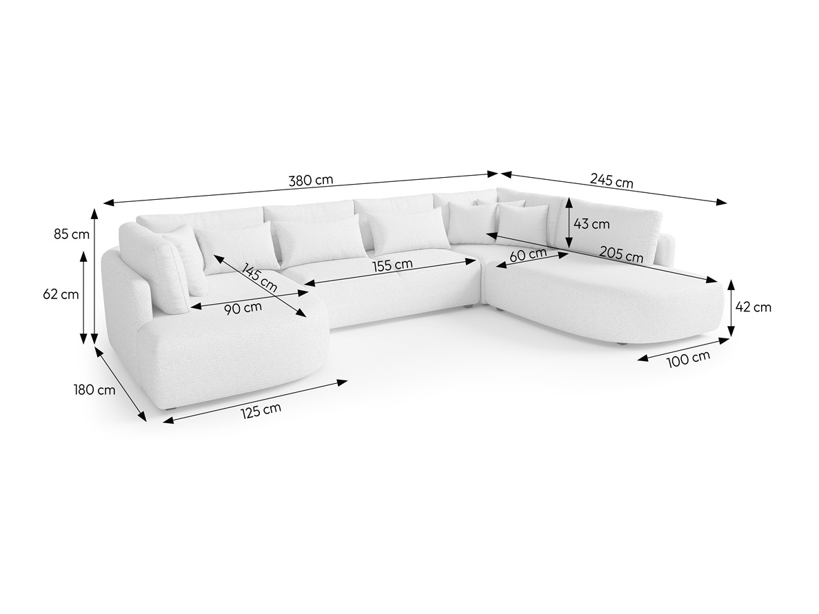 Stūra dīvāns Margate 107 (Tresor 77)