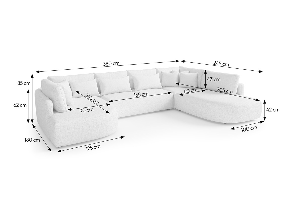 Угловой диван Margate 107 (Tresor 22)