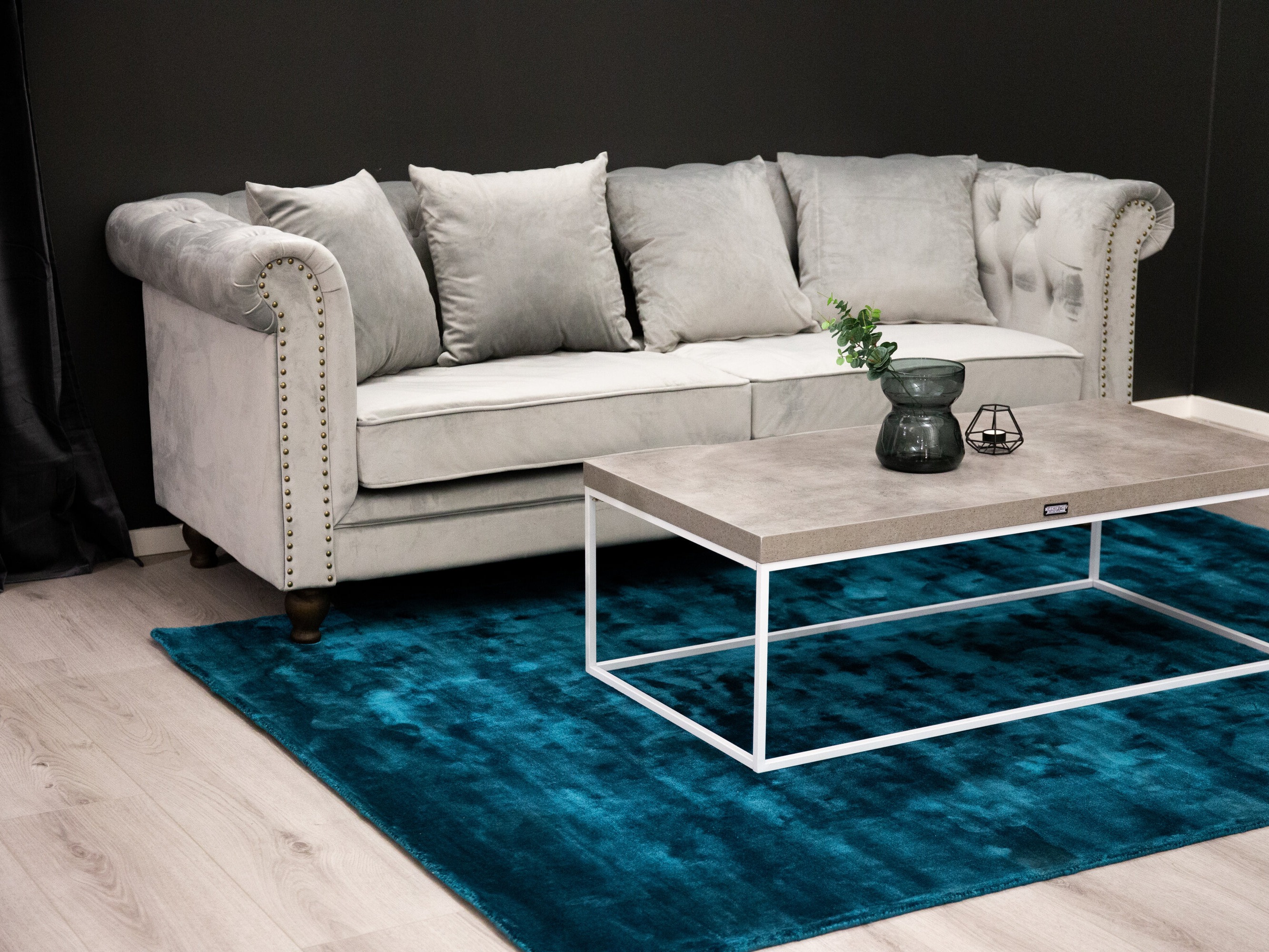 Диван Chesterfield Dallas 255 (Светло-серый)