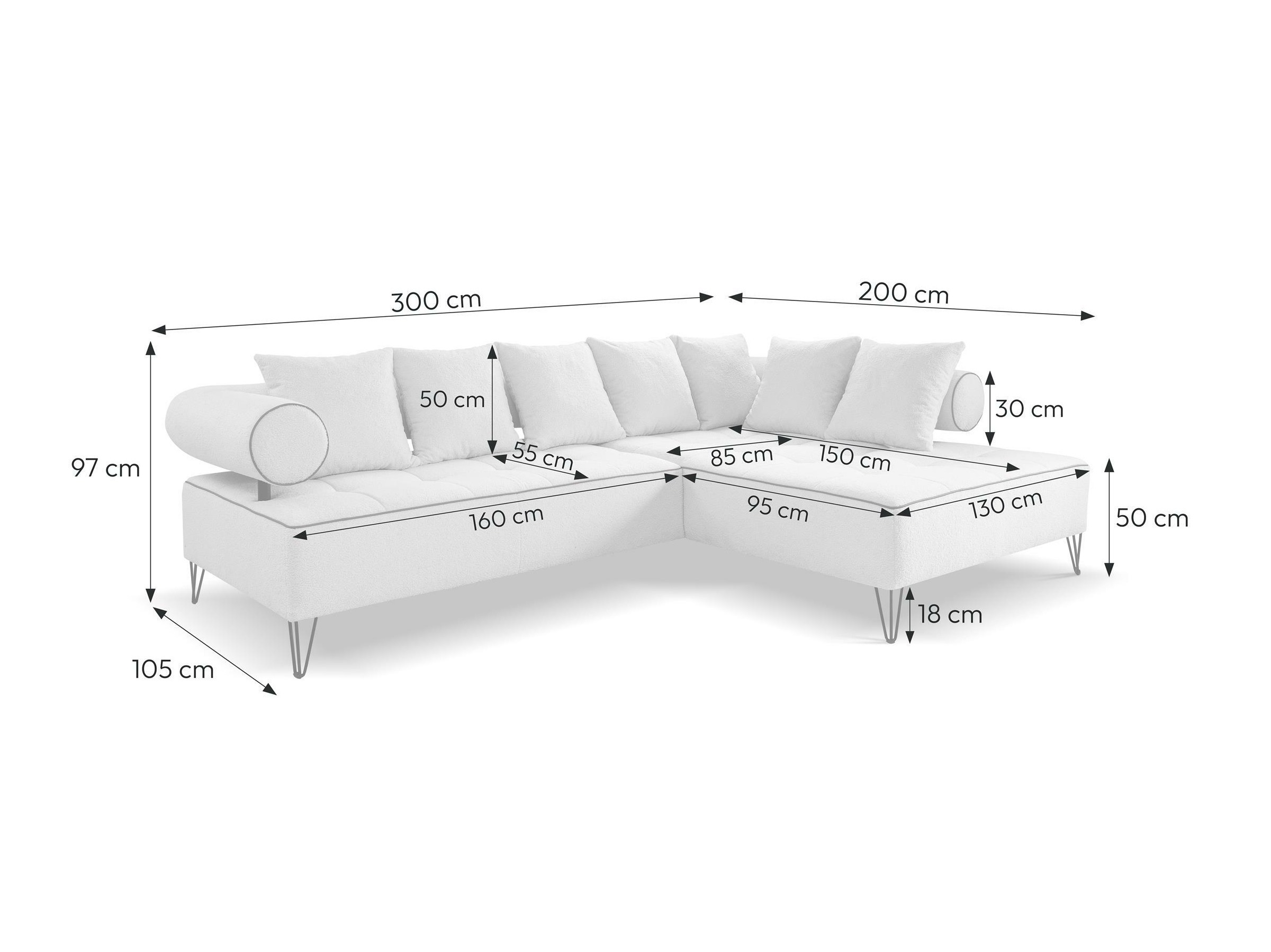 Stūra dīvāns Margate 111 (Lambi 08 + Mīksts 24)