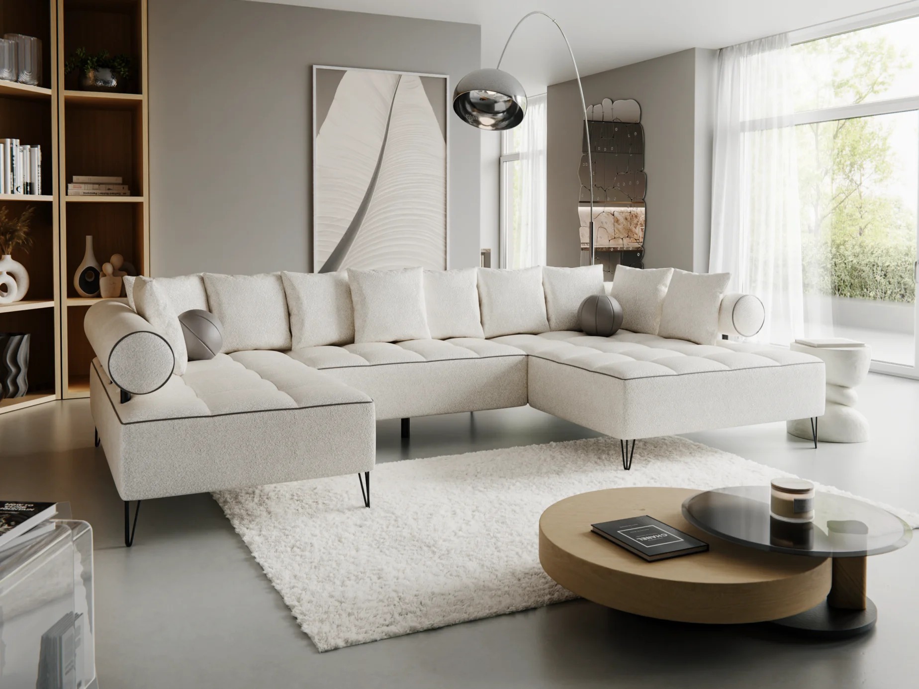 Stūra dīvāns Margate 112 (Lambi 08 + Mīksts 24)