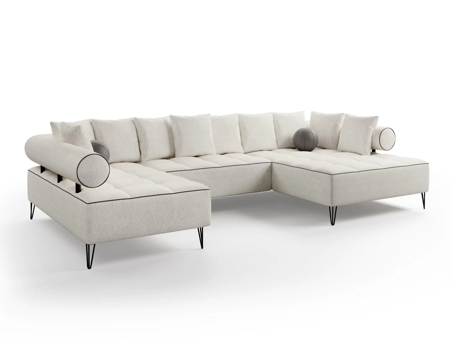 Угловой диван Margate 112 (Lambi 08 + Мягкий 24)