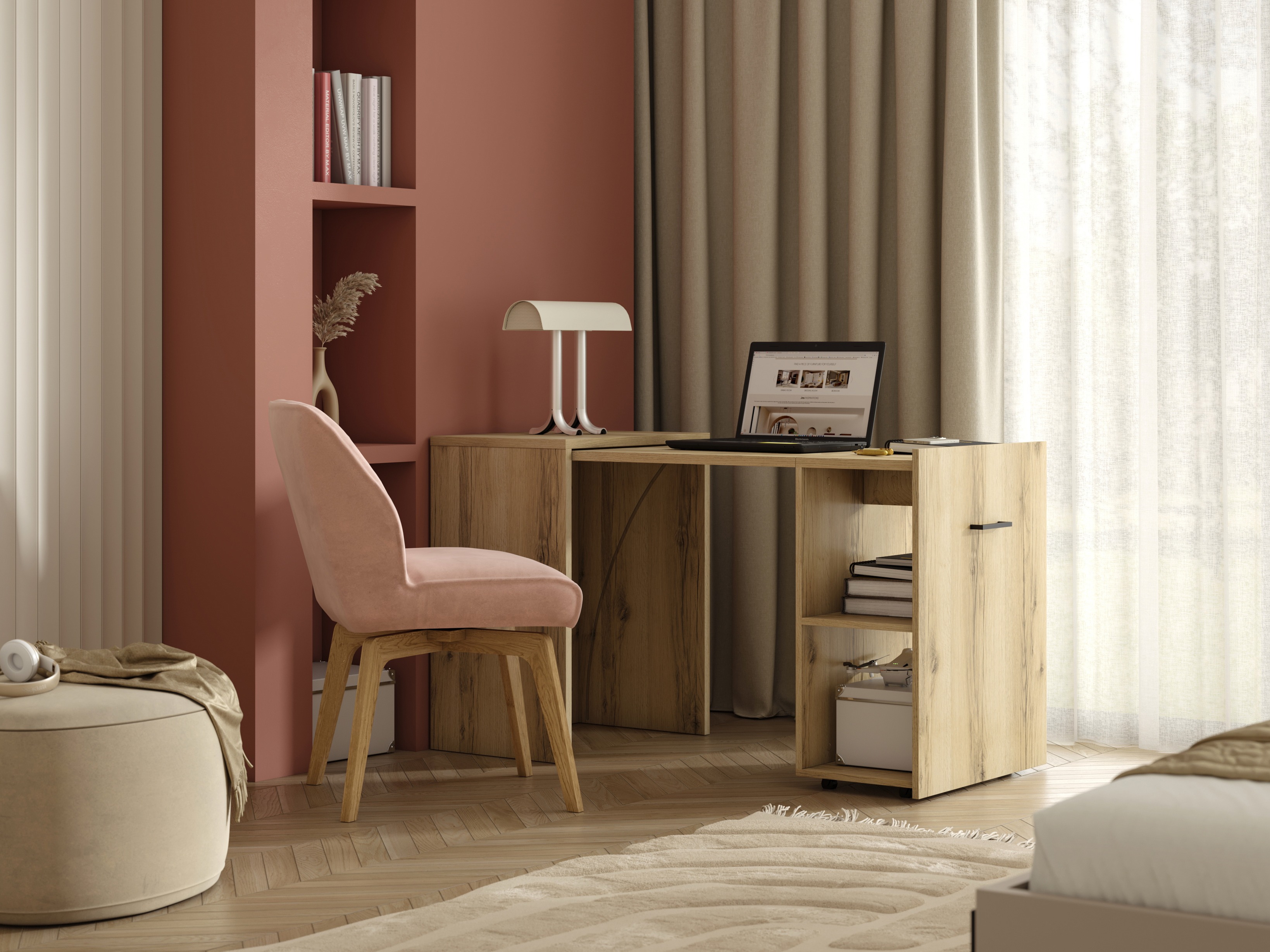 Письменный cтол Austin 304 (Светлый дуб)