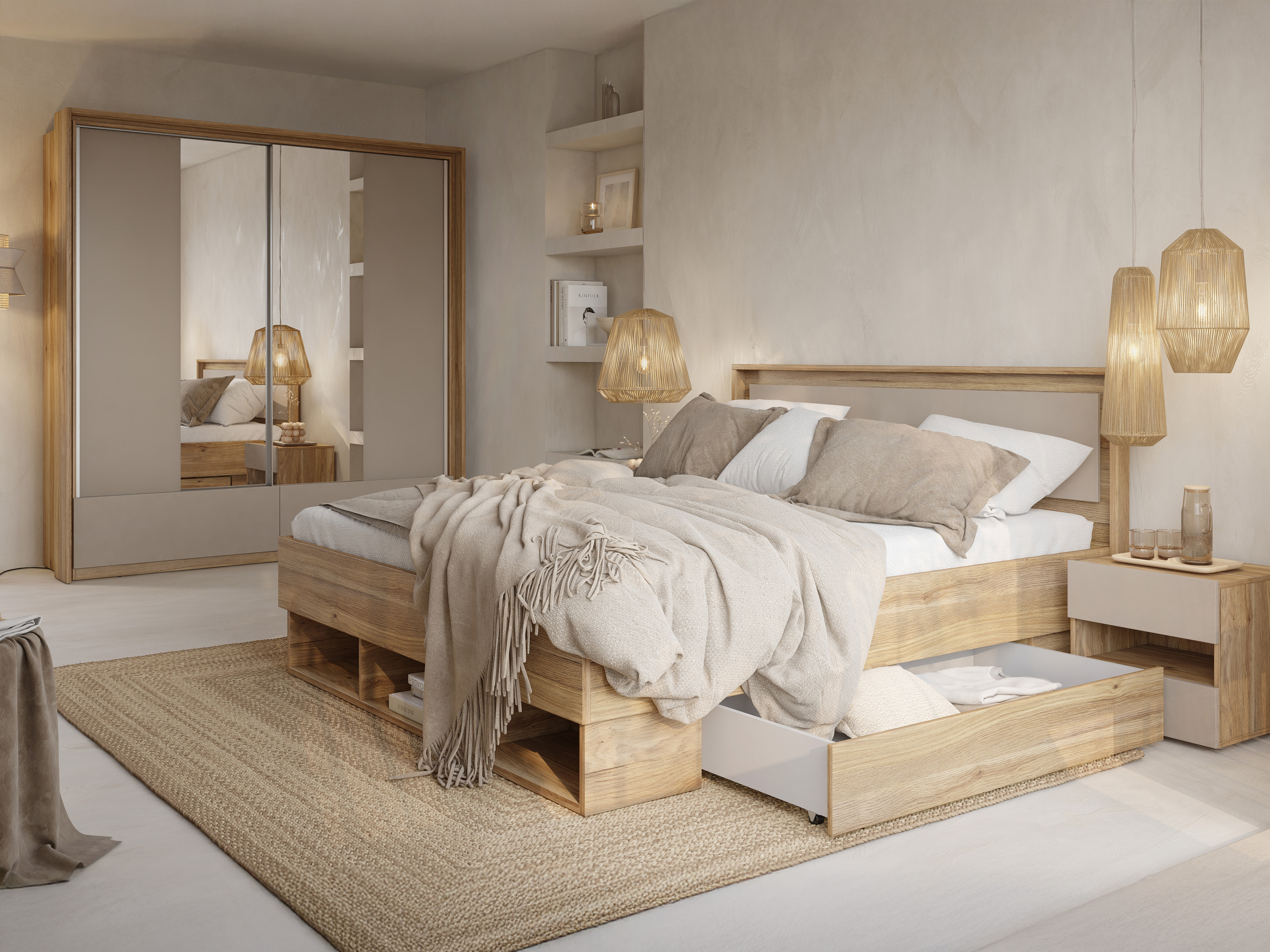 Прикроватная тумбочка Vosalo 100