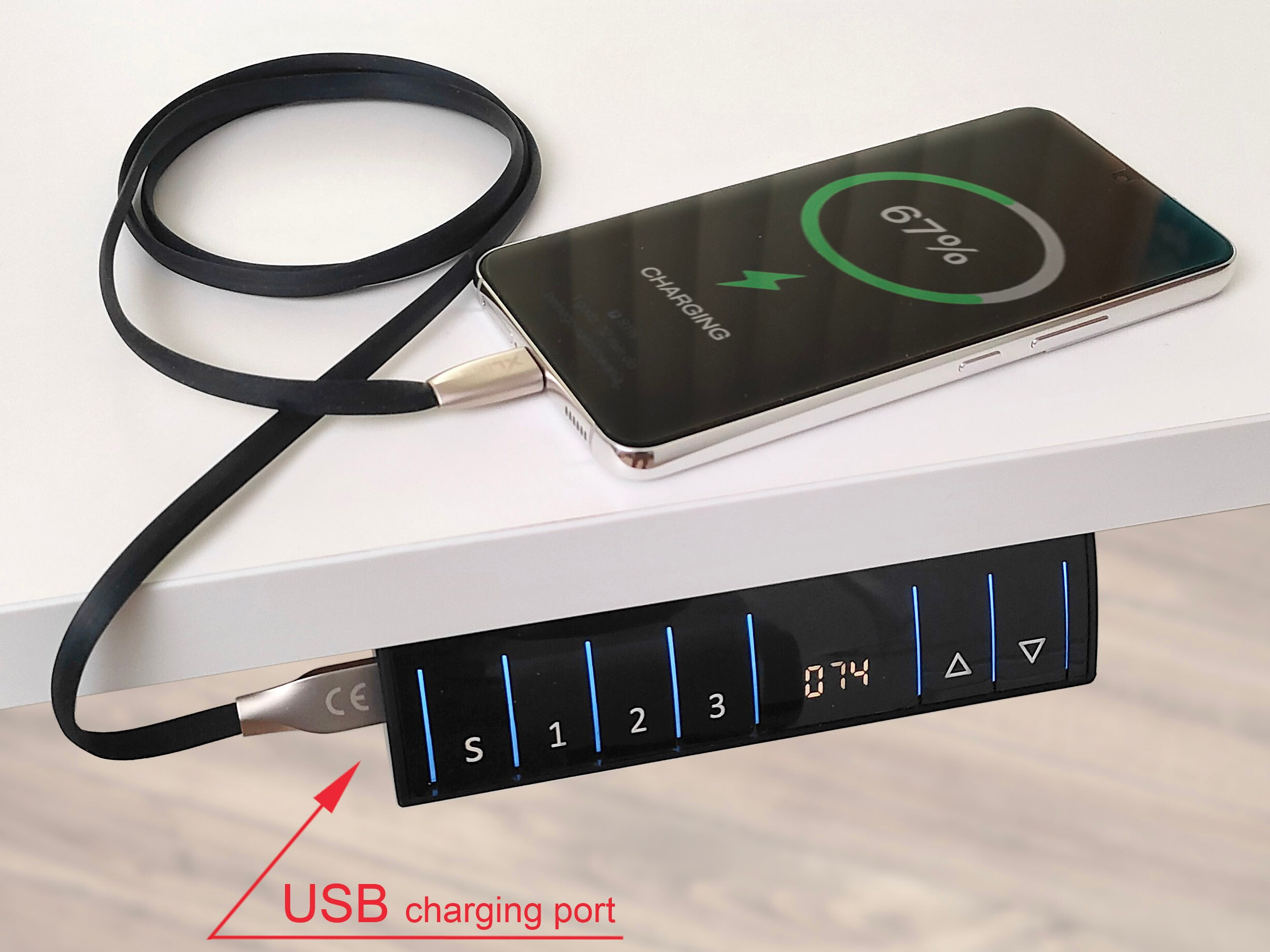 Рабочий стол с регулируемой высотой Buffalo 184 (Чёрный)