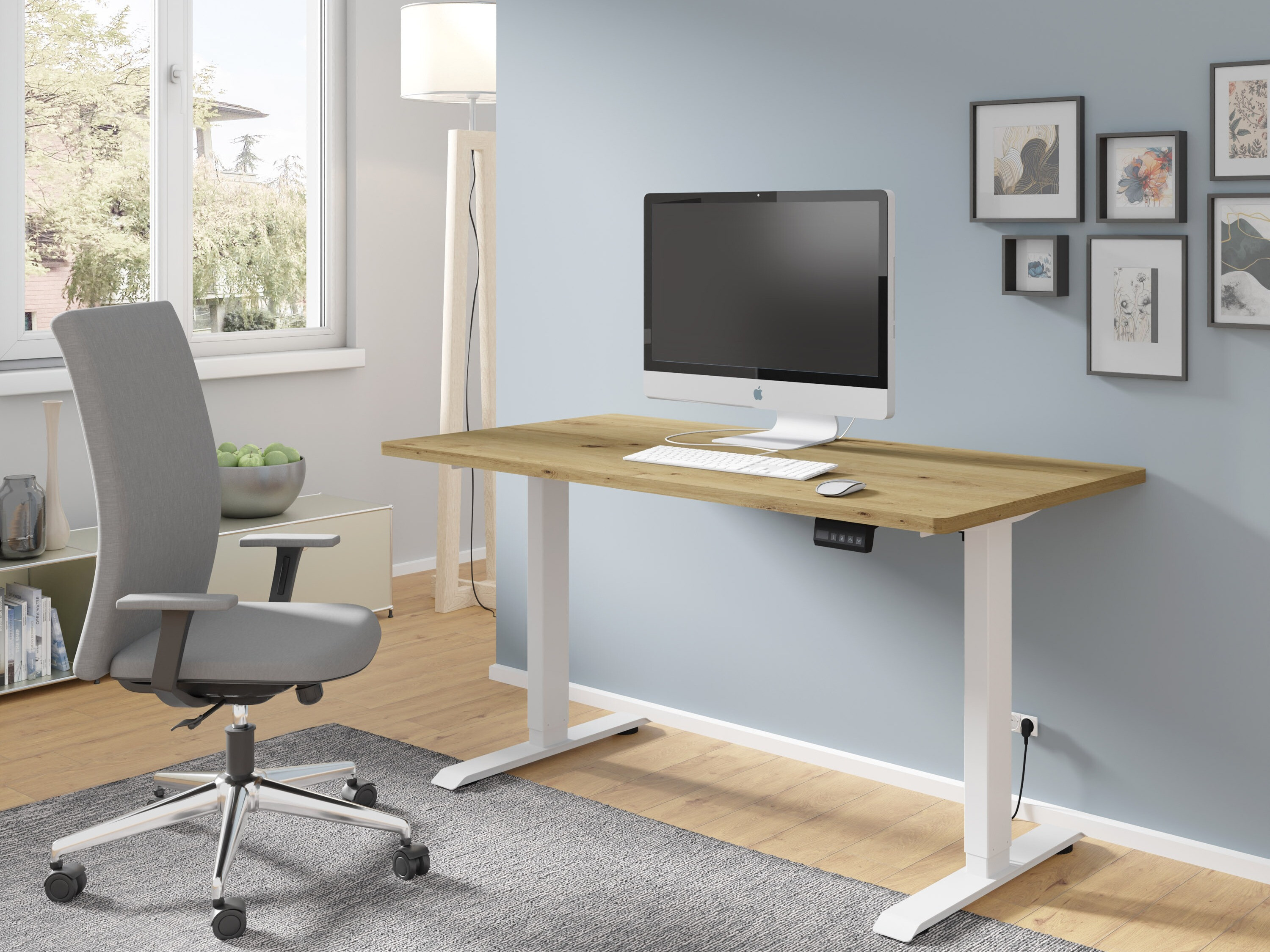 Rakstāmgalds ar regulējamu augstumu Buffalo 184 (Balts)