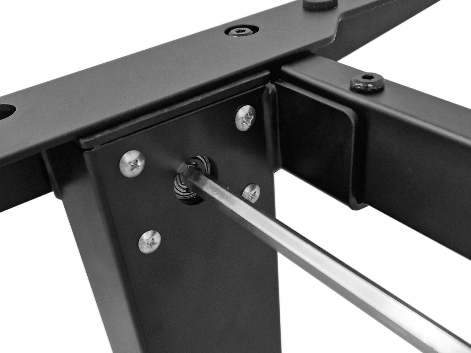 Rakstāmgalds ar regulējamu augstumu Buffalo 184 (Melns)