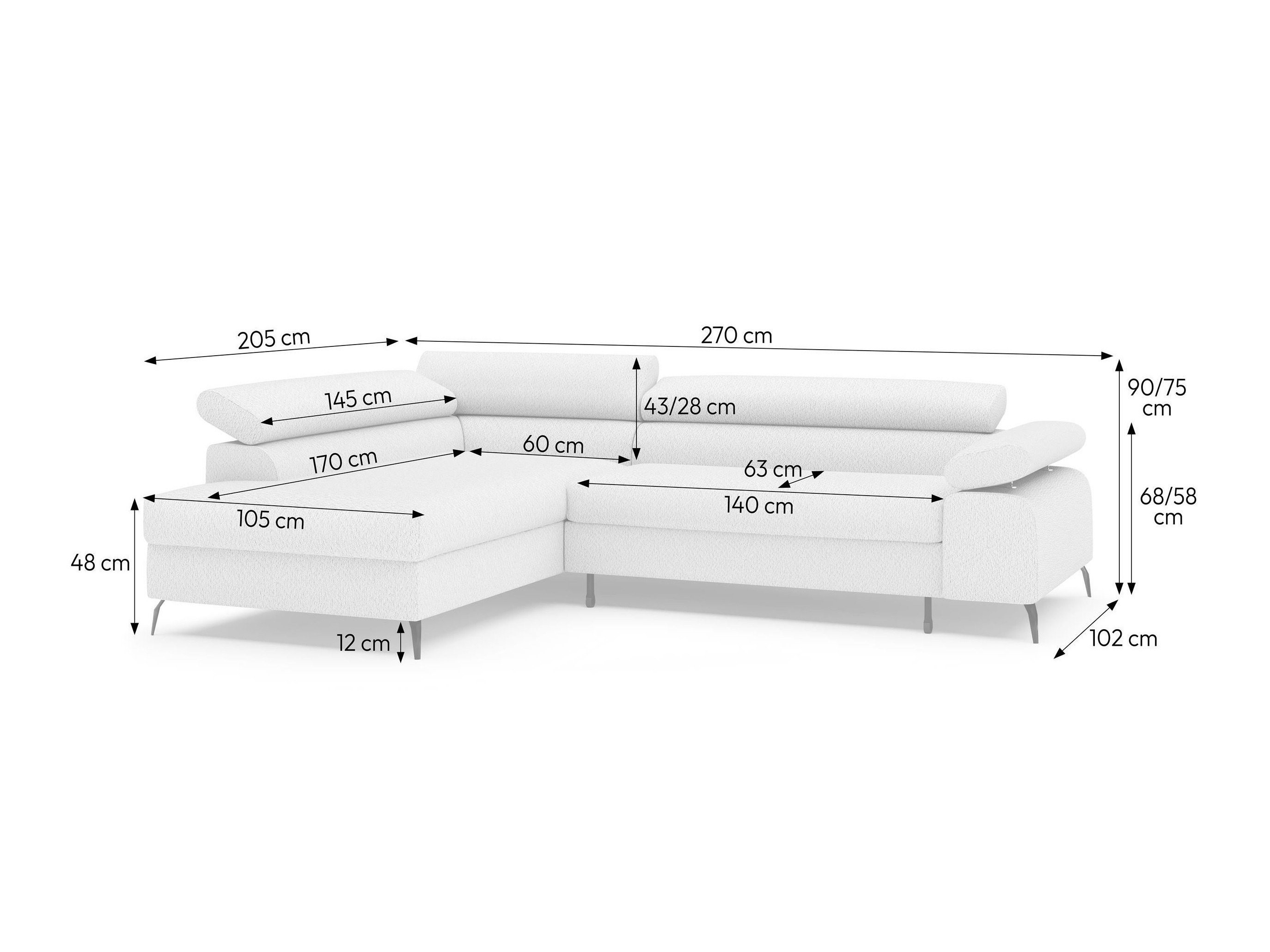 Stūra dīvāns Margate 113 (Egon 11)