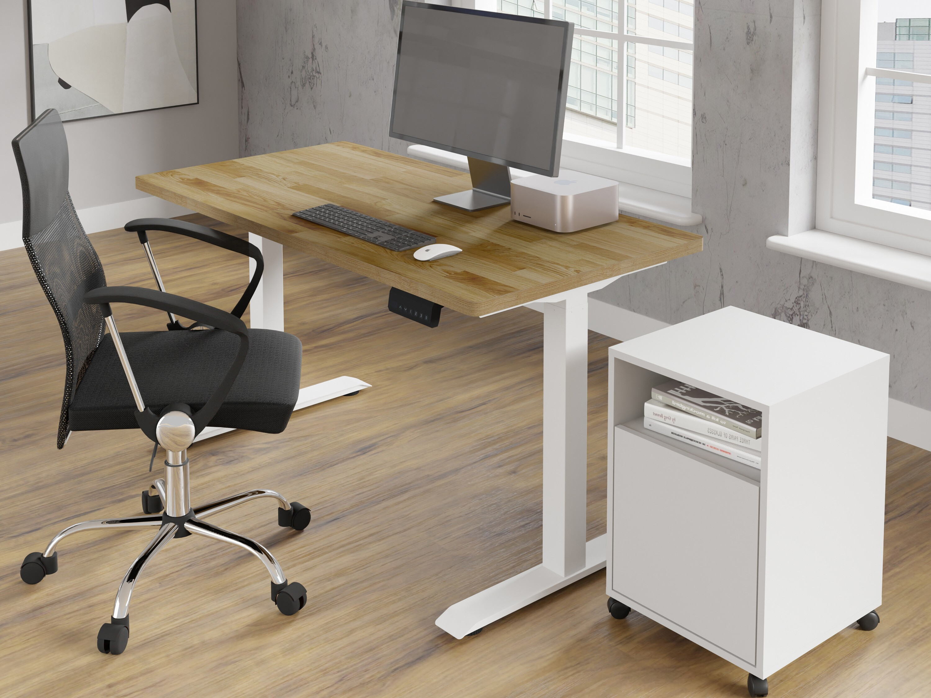 Рабочий стол с регулируемой высотой Buffalo 199 (Белый)