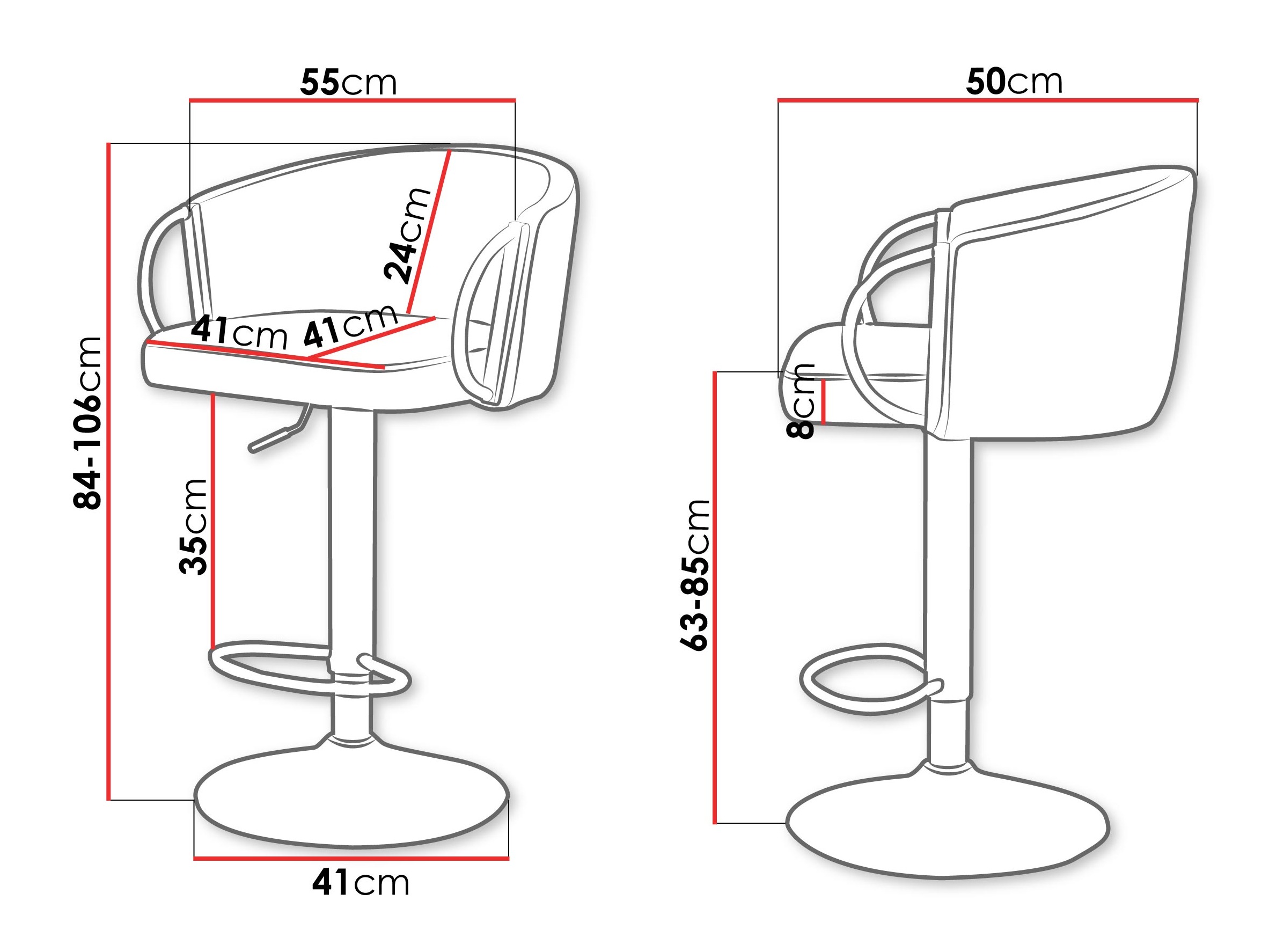 Барный стул Comfivo 469 (Серый)